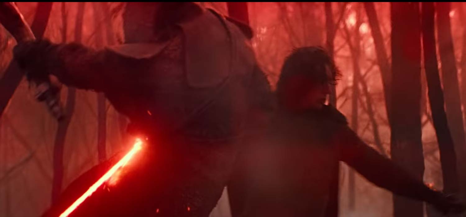 Kylo Ren en el tráiler de Star Wars Episodio 9 Kylo Ren en el tráiler de Star Wars Episodio 9