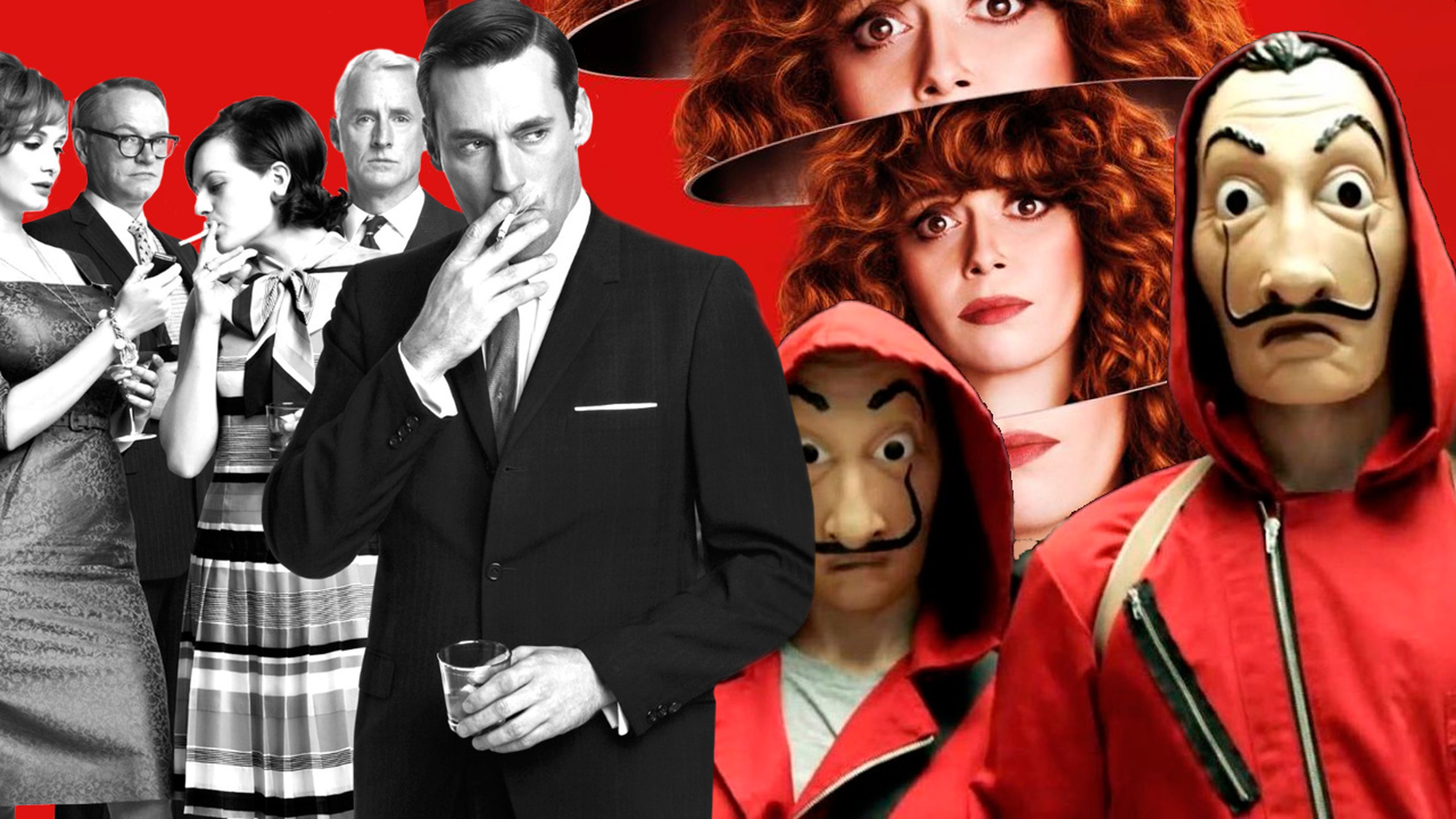Las mejores series de Netflix - Mad Men La casa de papel, Russian Doll