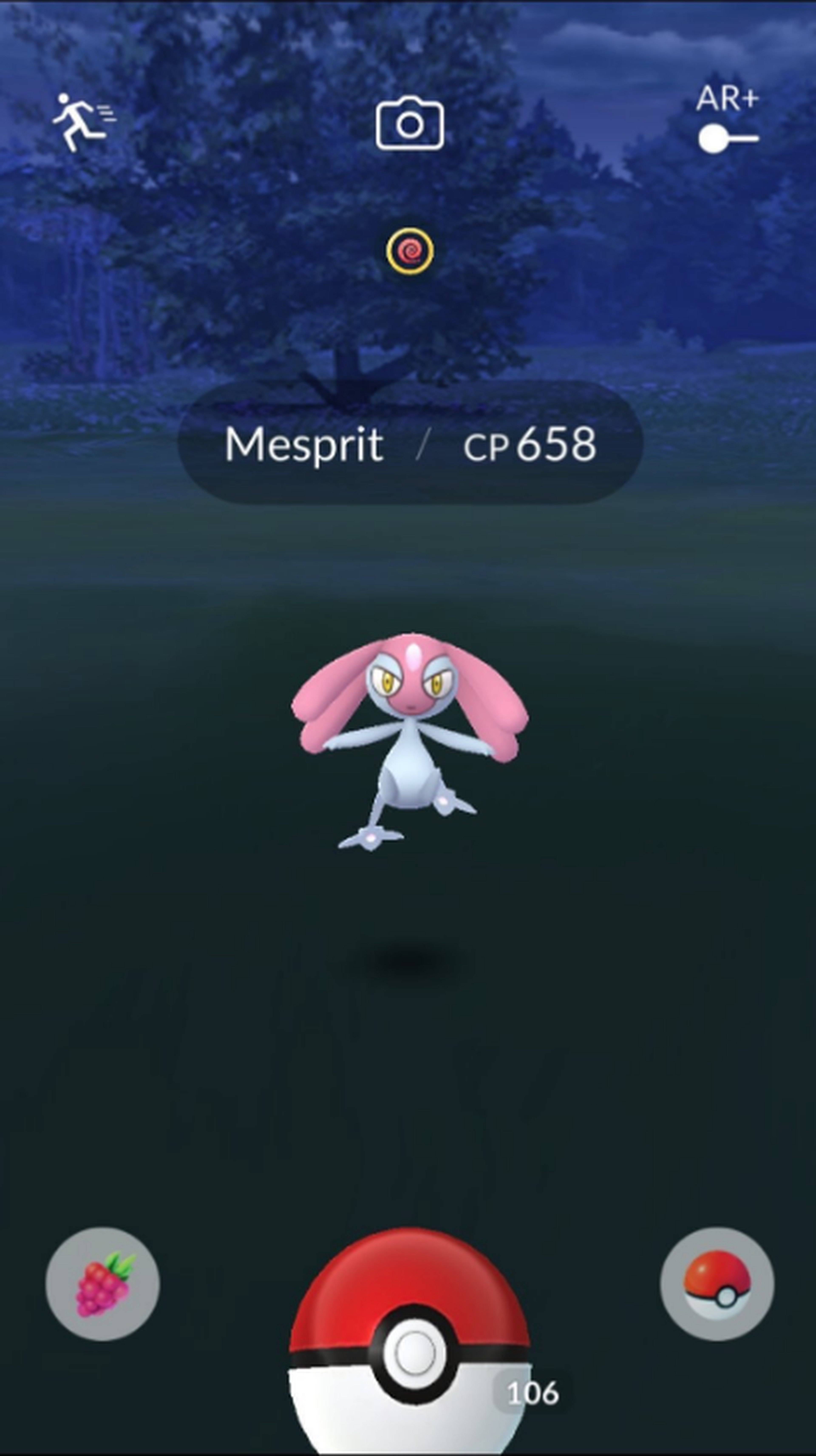 Mesprit en Pokémon GO