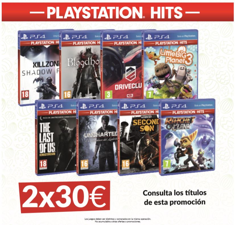 PlayStation Hits en GAME PlayStation Hits en GAME Oferta