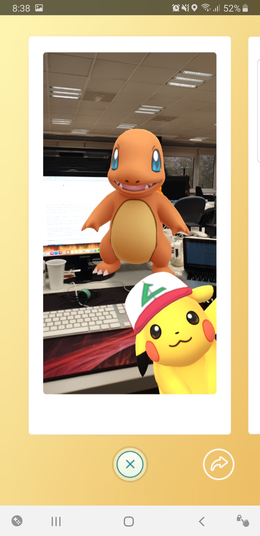 Pokemon GO photobombing Pokemon GO photobombing