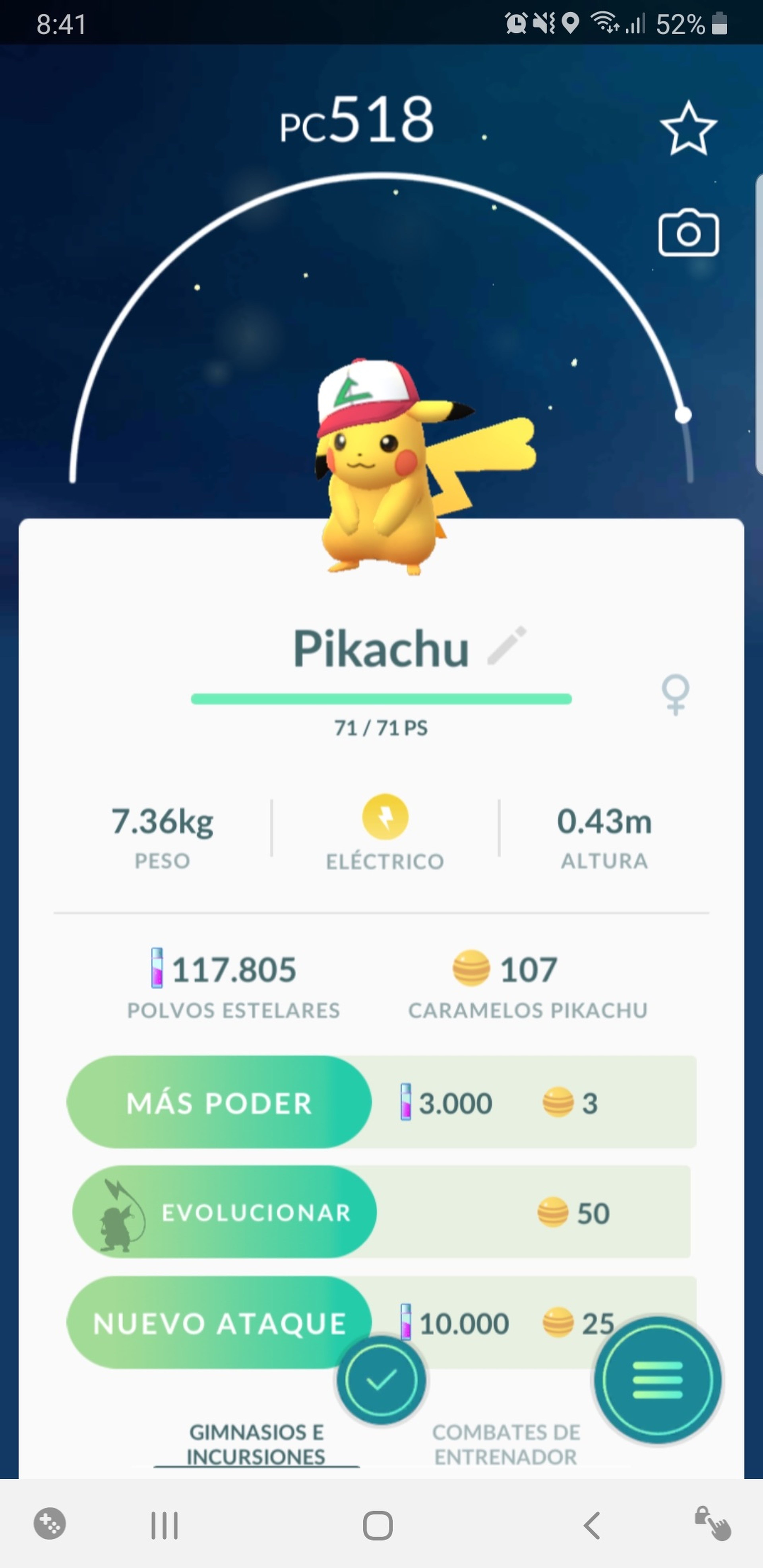 Pokemon GO pikachu gorra Ash