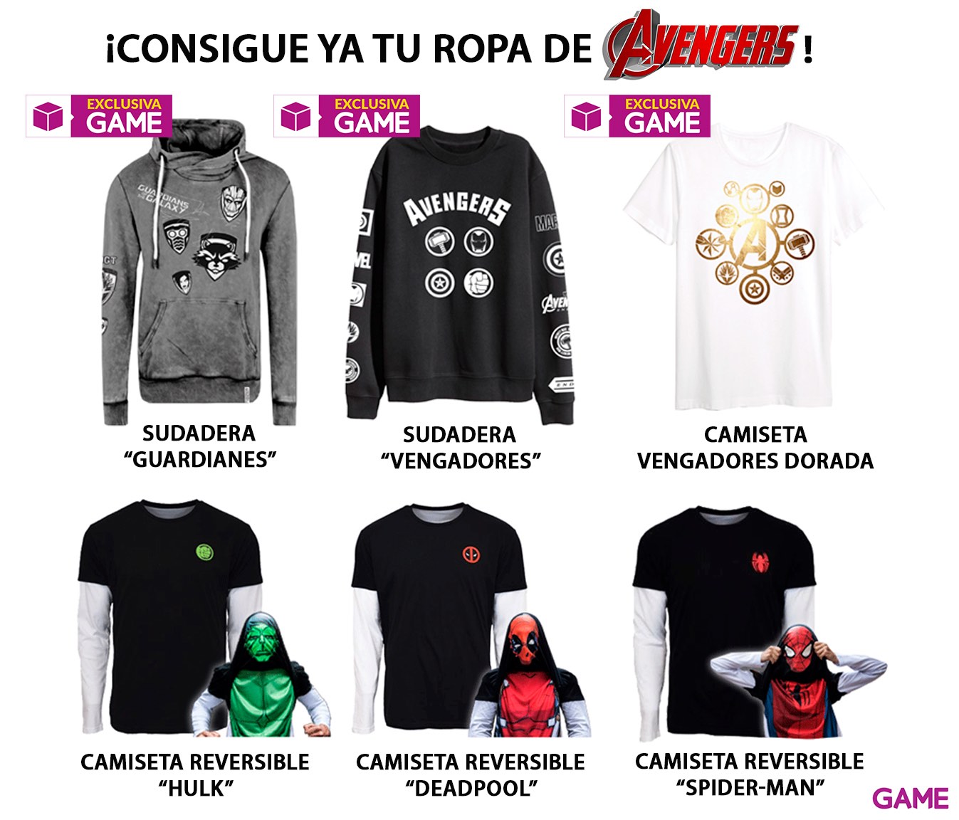 Vengadores Endgame Ropa Game