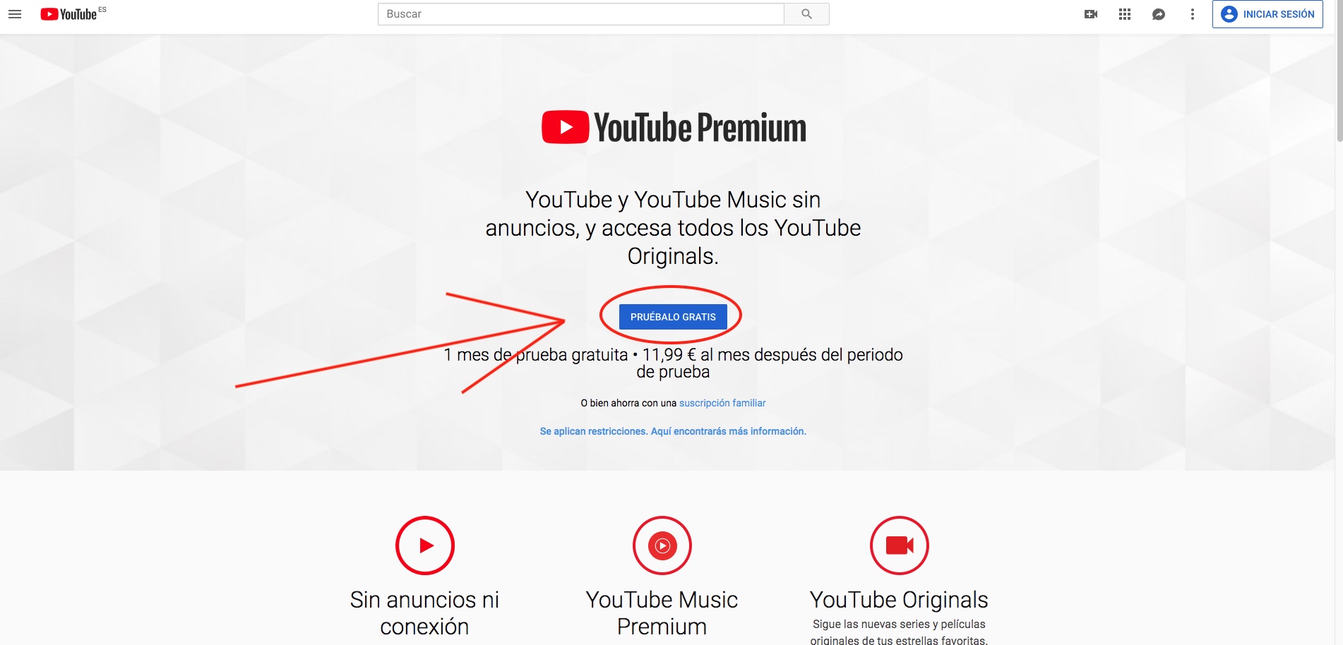 YouTube Premium mes gratis YouTube Premium mes gratis