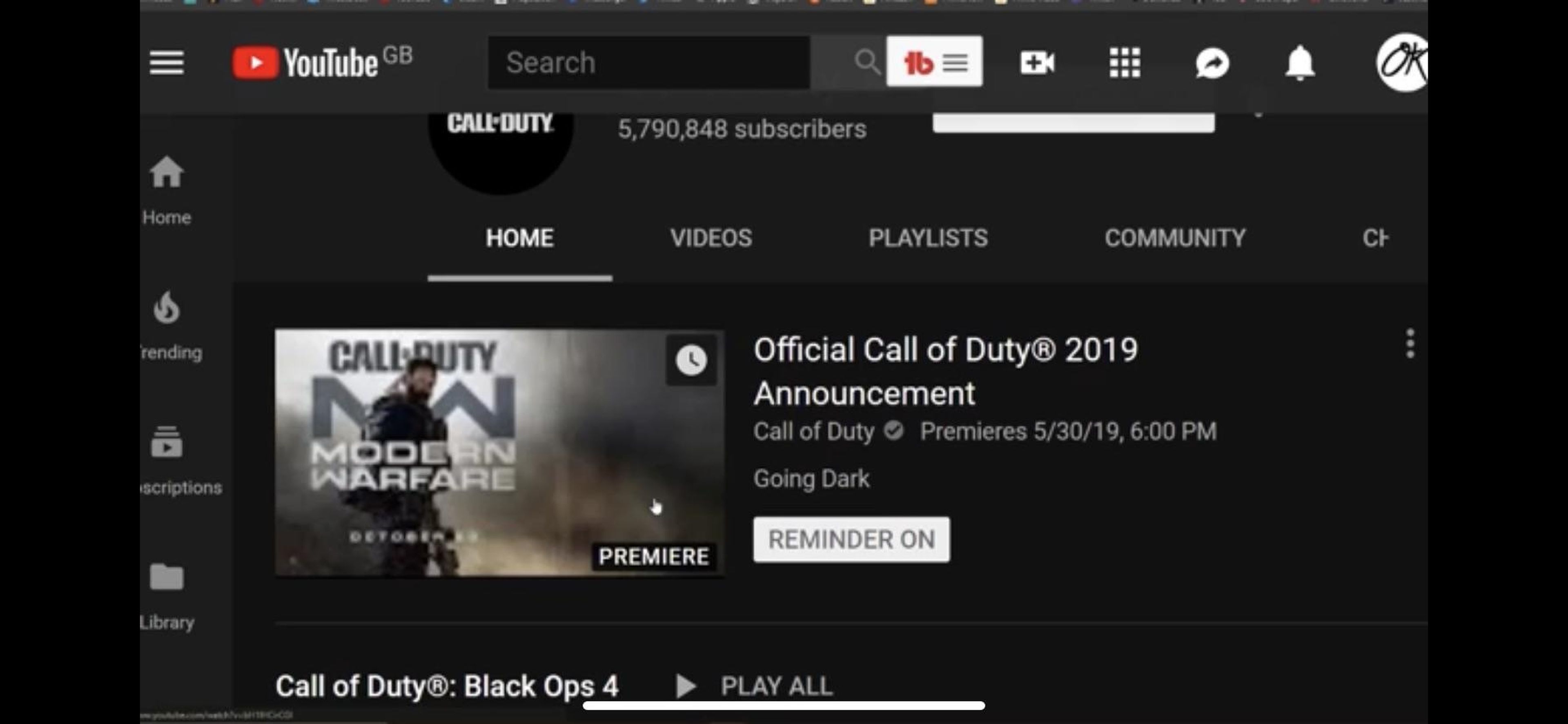 Call of Duty Modern Warfare fecha filtrada
