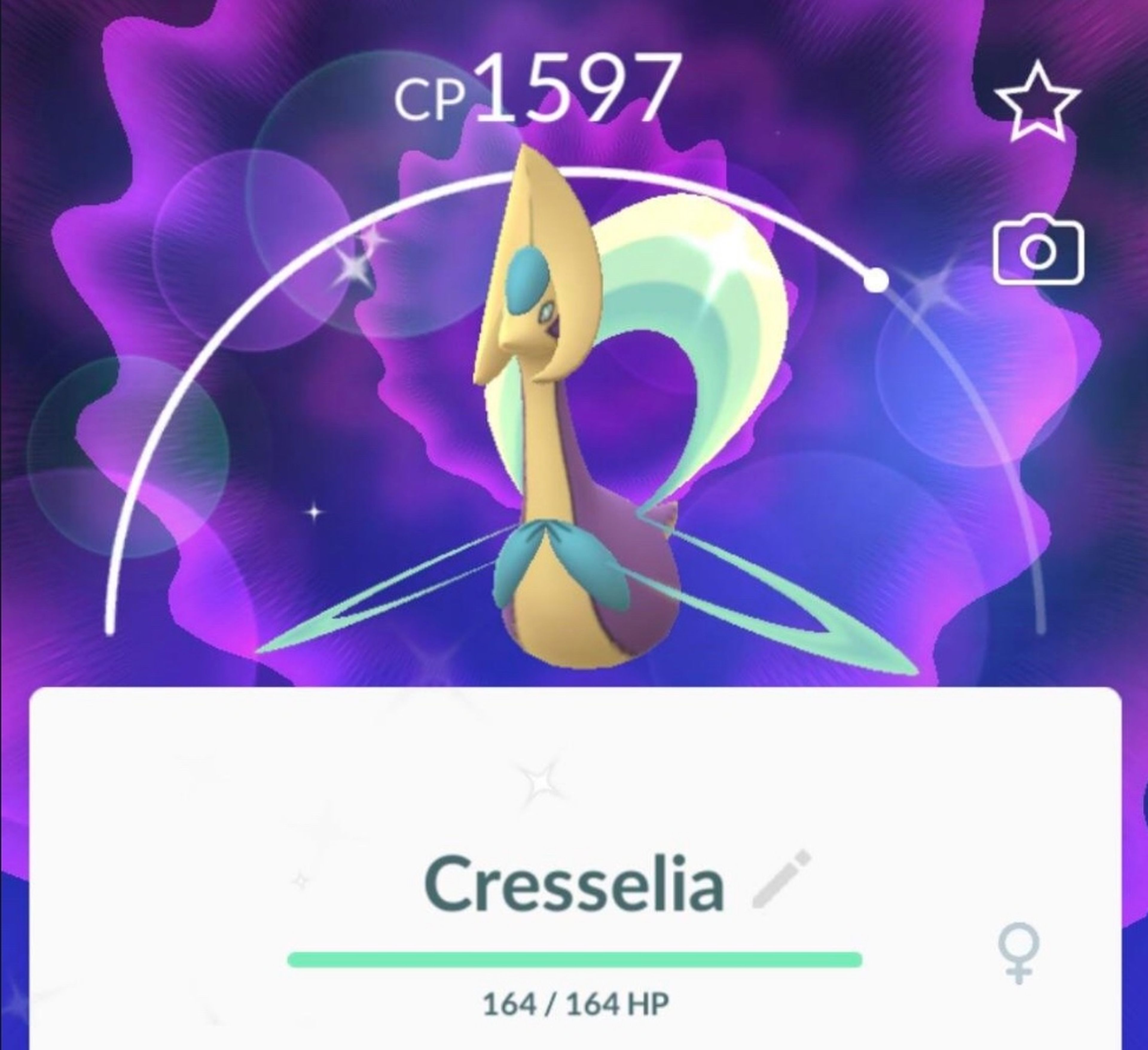 Cresselia shiny en Pokémon GO