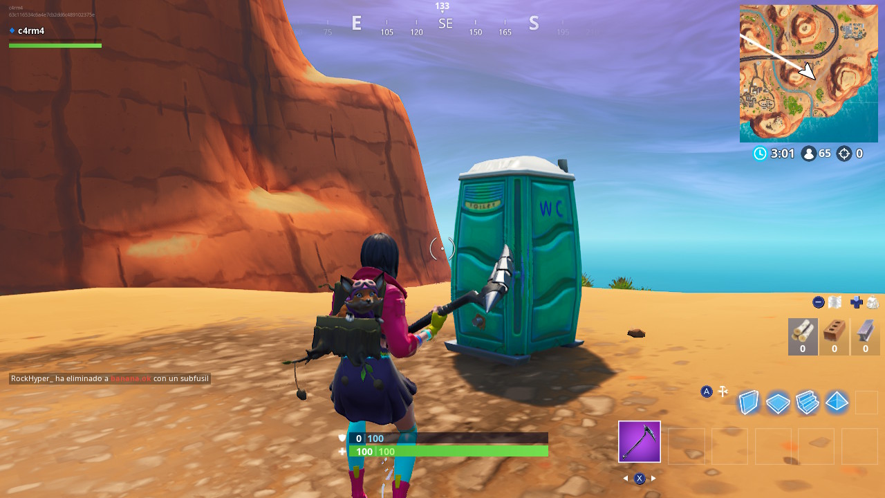 Fortbyte 14 en Fortnite se encuentra en un parque de caravanas