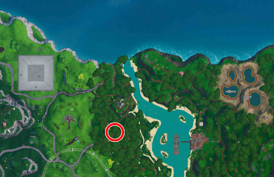 Fortbyte #24 mapa Fortnite temporada 9 donde encontrar Fortbyte #24 Fortnite