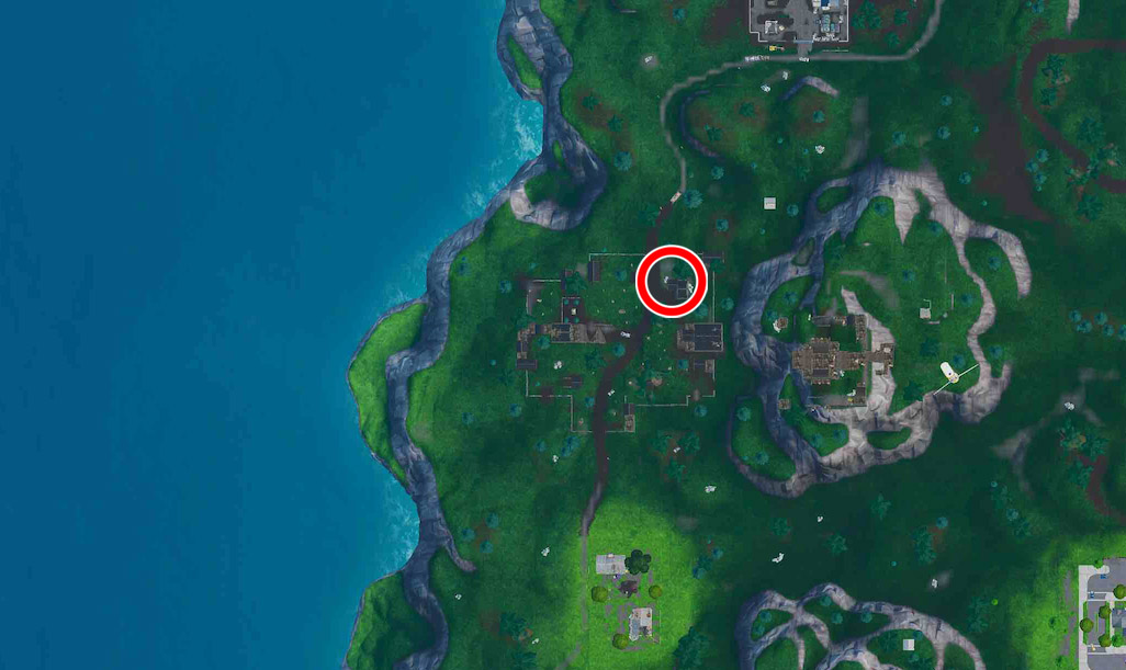 Fortbyte #55 Lomas Lugubres Fortnite localización Fortbyte #55 Lomas Lugubres Fortnite mapa