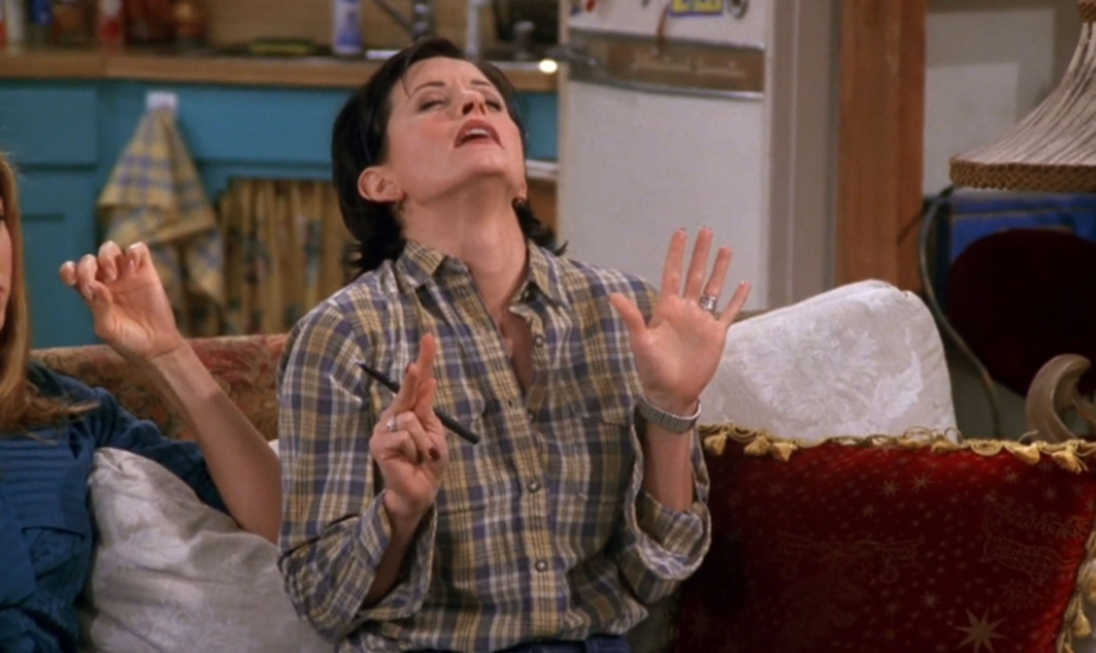 Friends - Monica enseñando las zonas erógenas a Chandler