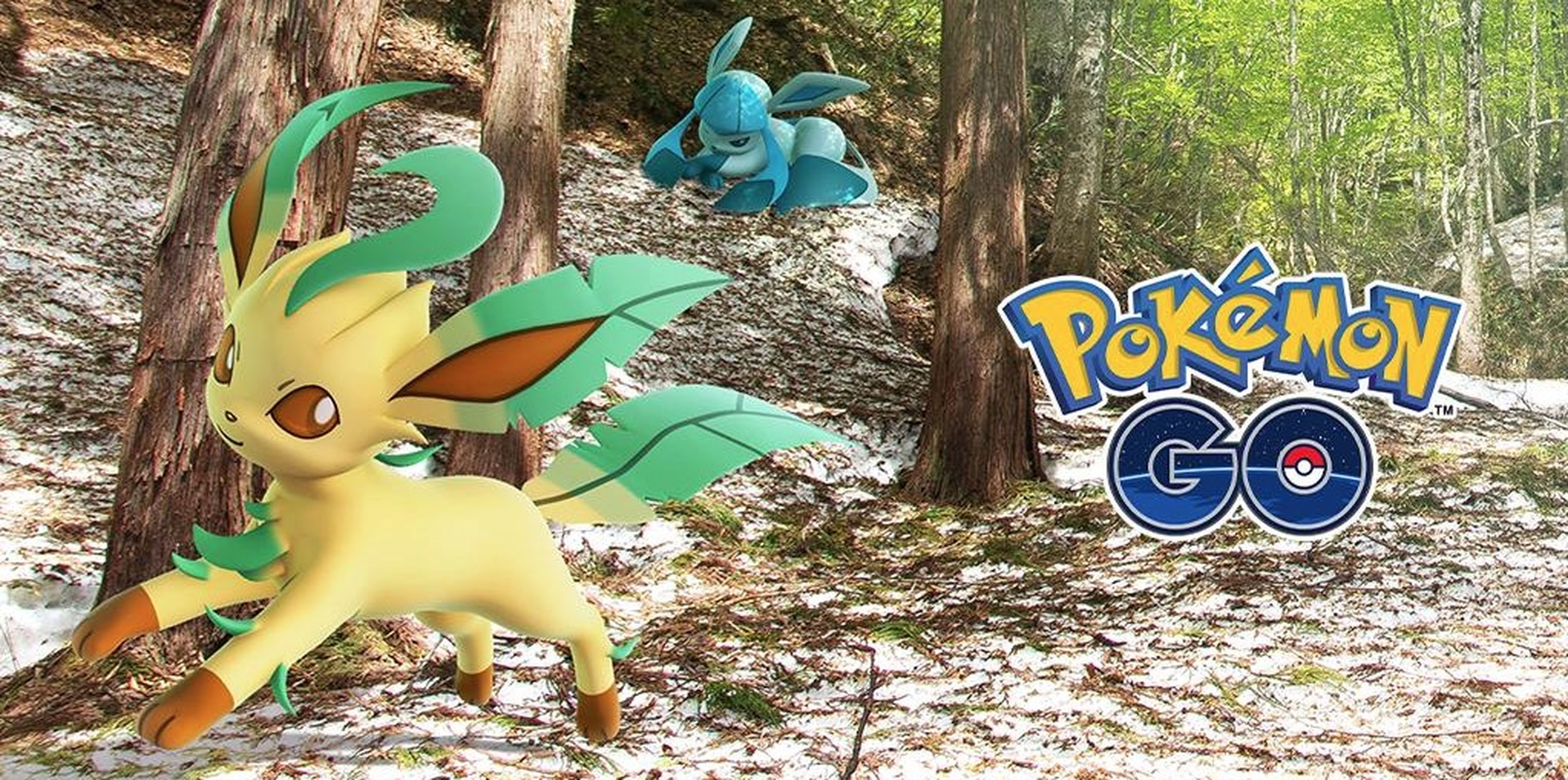 Leafeon y Glaceon en Pokémon GO
