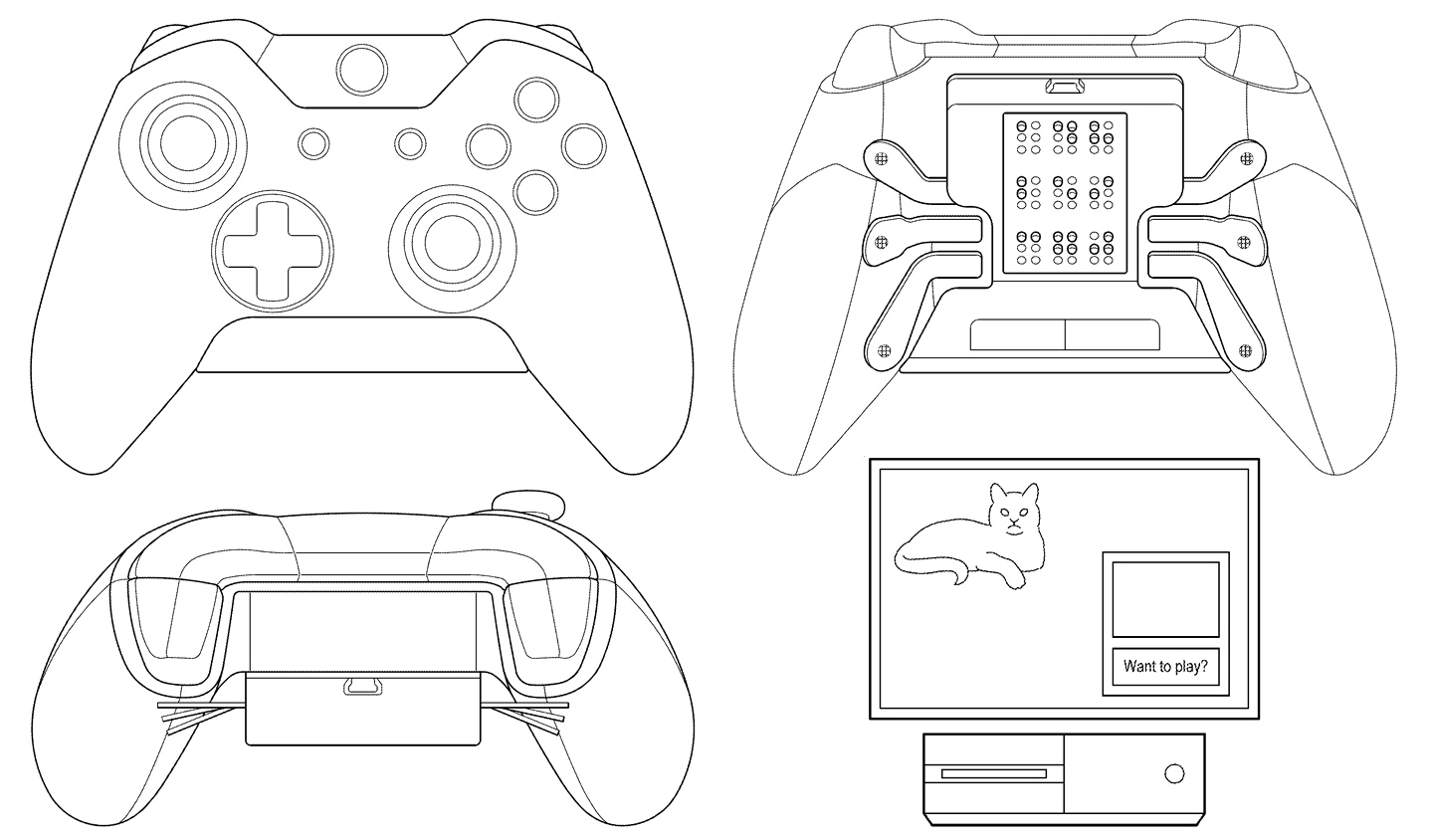 Mando con panel braille para Xbox Mando con panel braille para Xbox