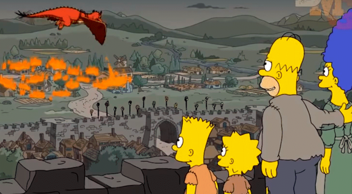 Los Simpson predicen Juego de tronos 8x05 Los Simpson predicen Juego de tronos 8x05