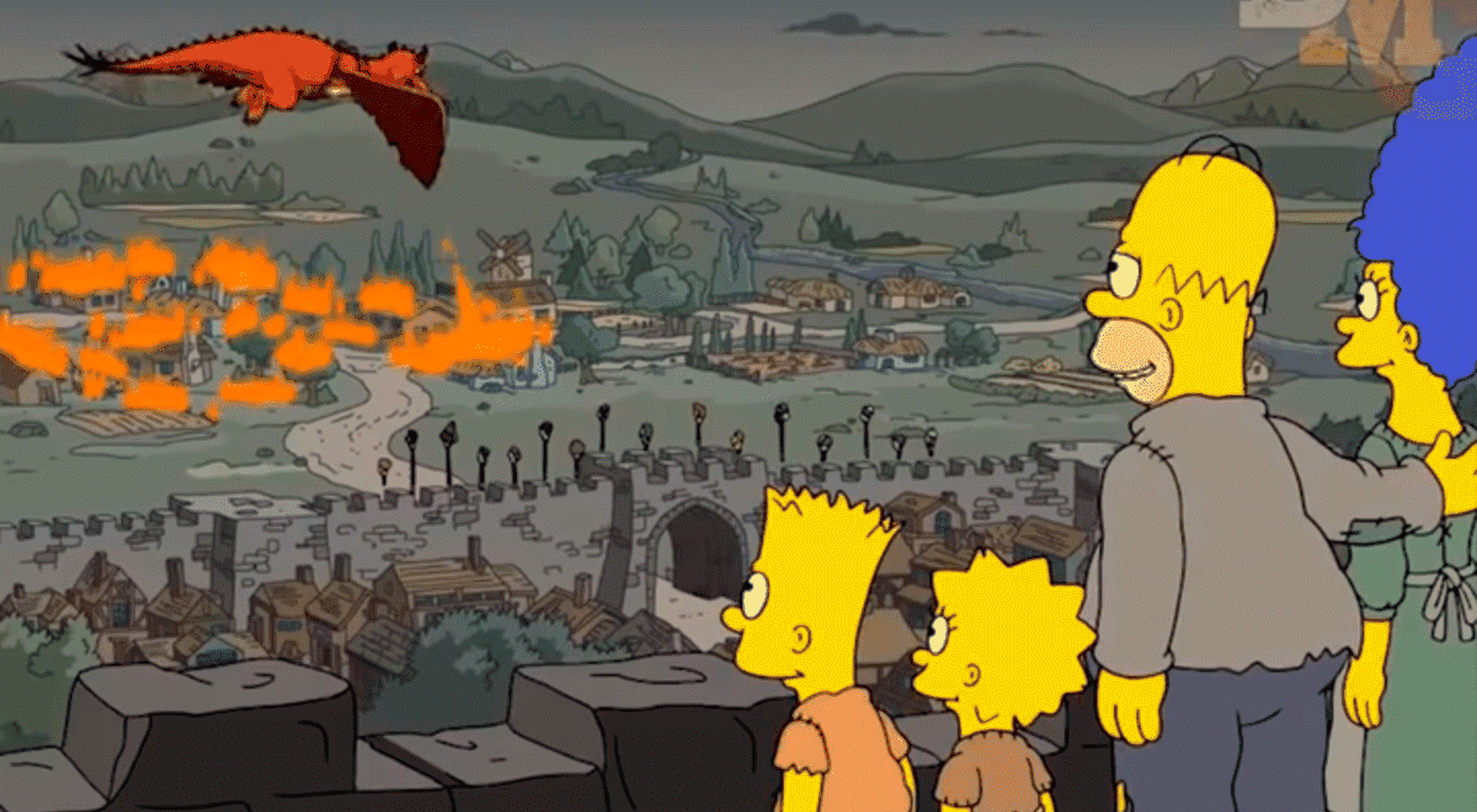 Los Simpson predicen Juego de tronos 8x05