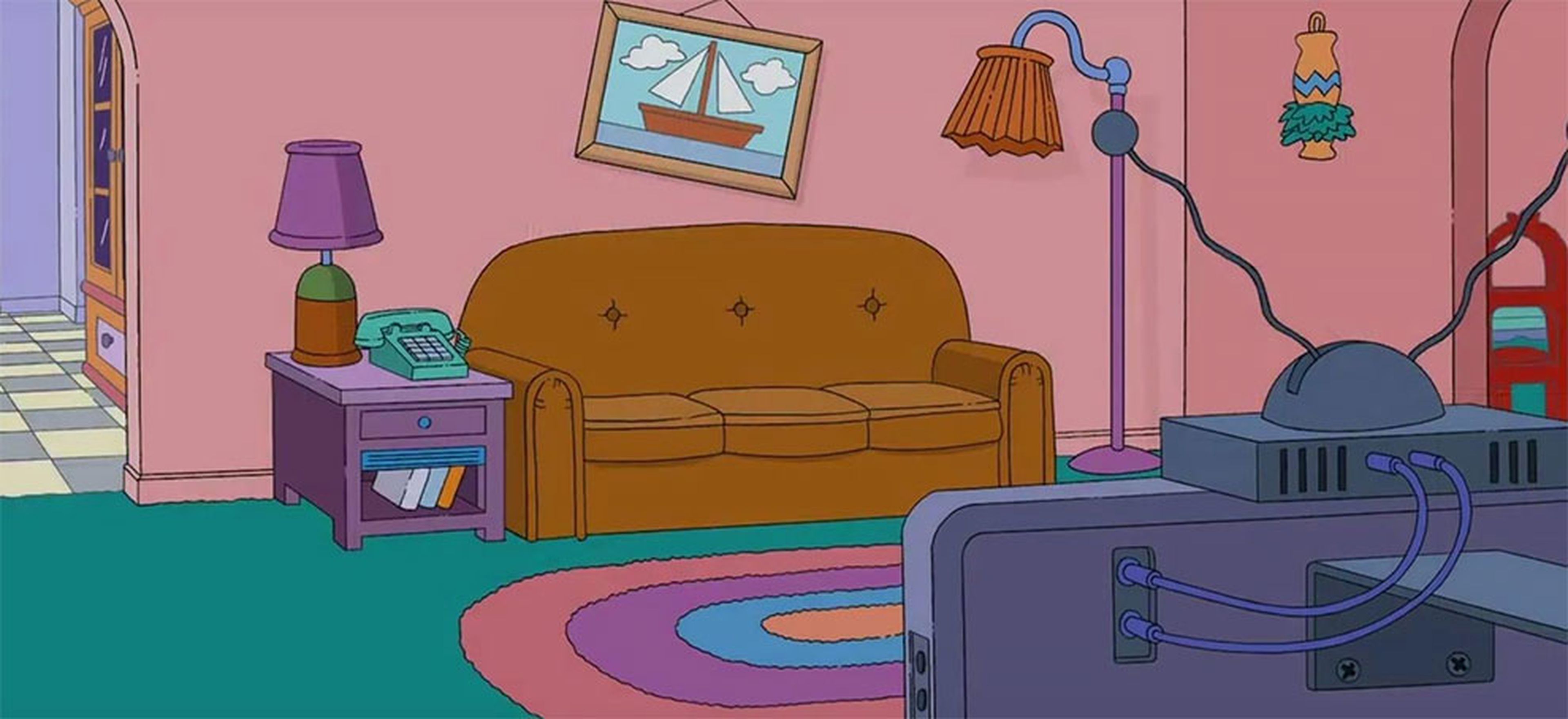 Los Simpson salón