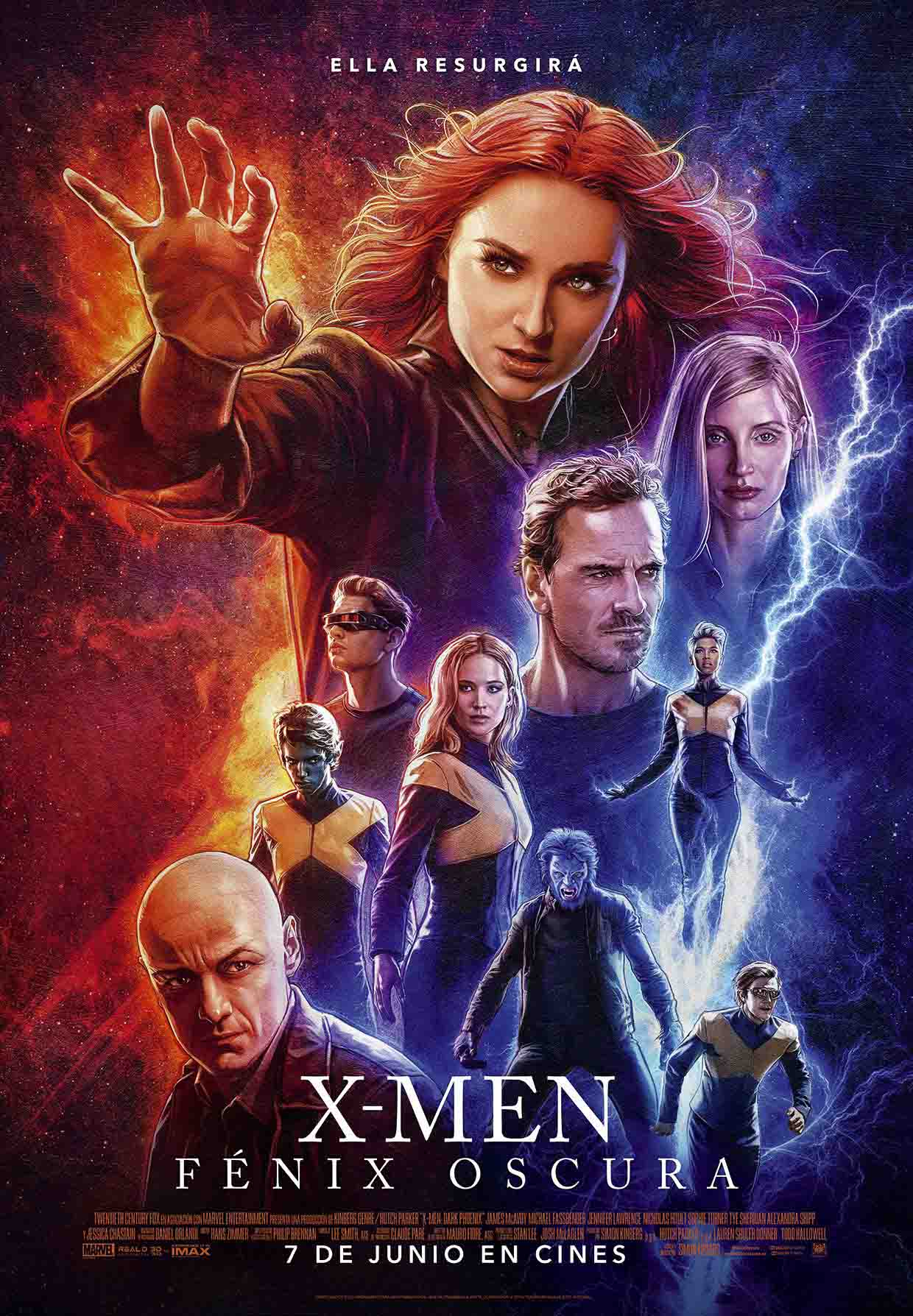 X-Men Fenix Oscura poster X-Men Fenix Oscura poster