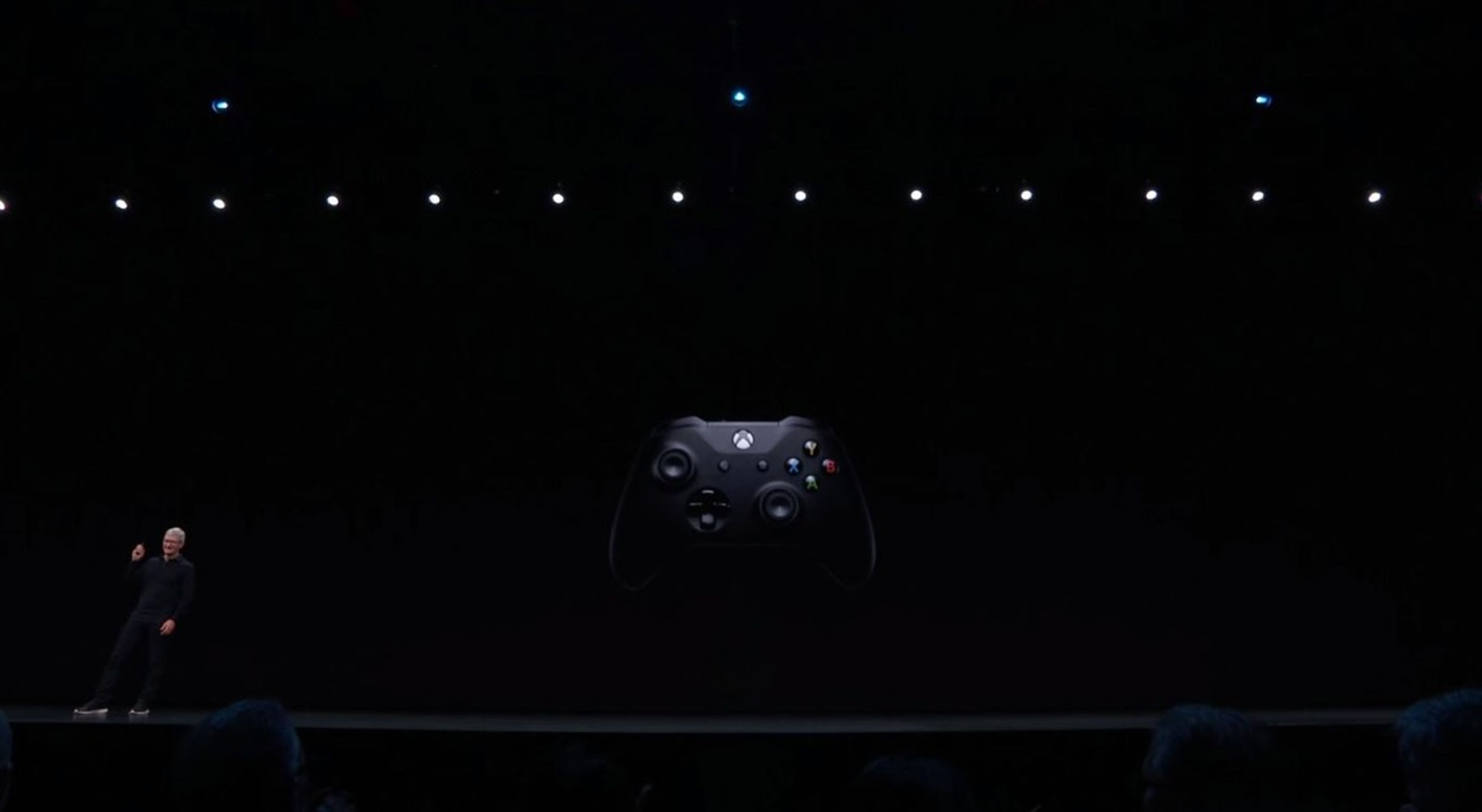 El mando de Xbox One en la Keynote