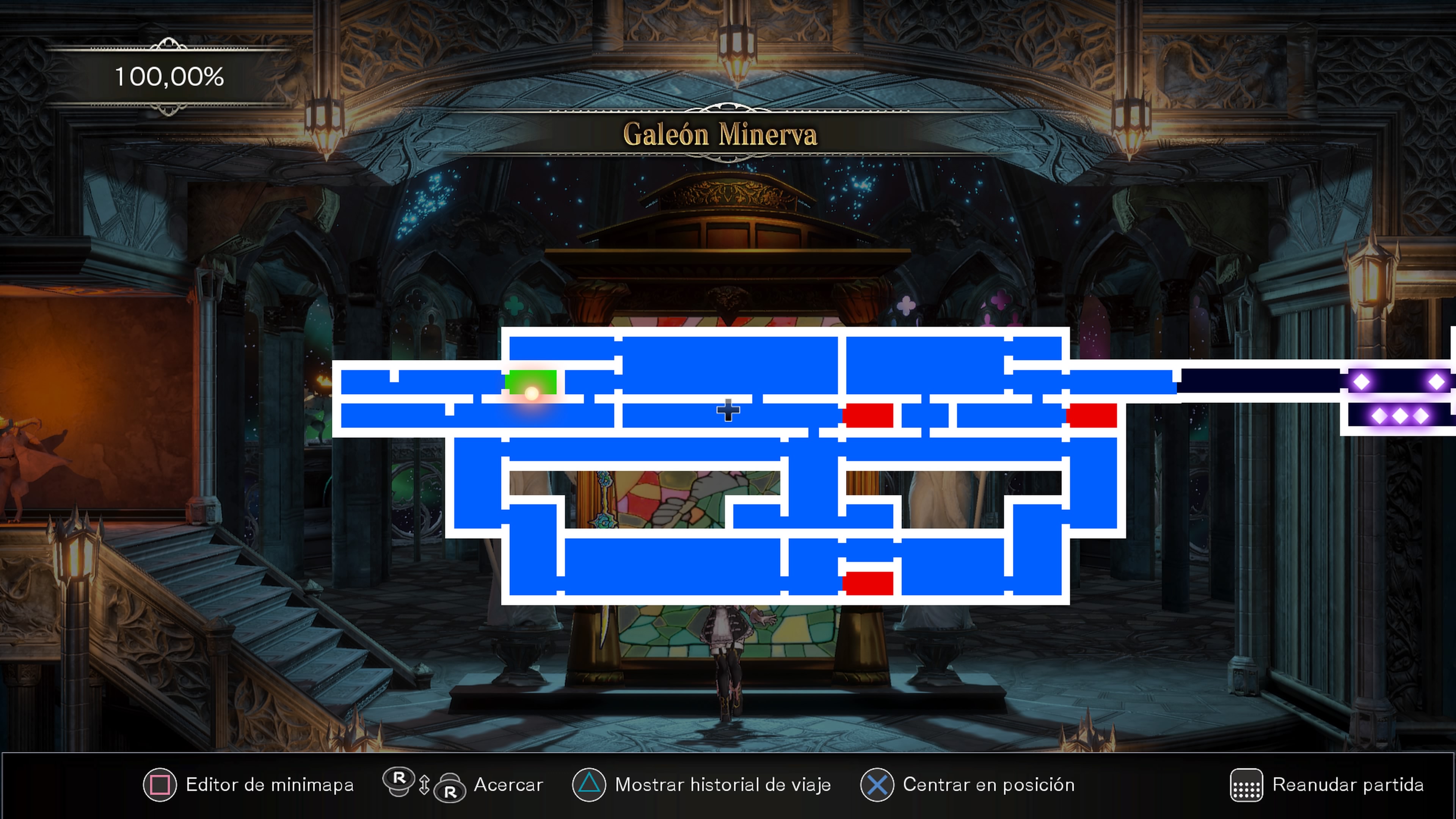 Bloodstained Ritual Of The Night Mapa Al 100 Con Todas Las Salas   Mapa Bloodstained 0 