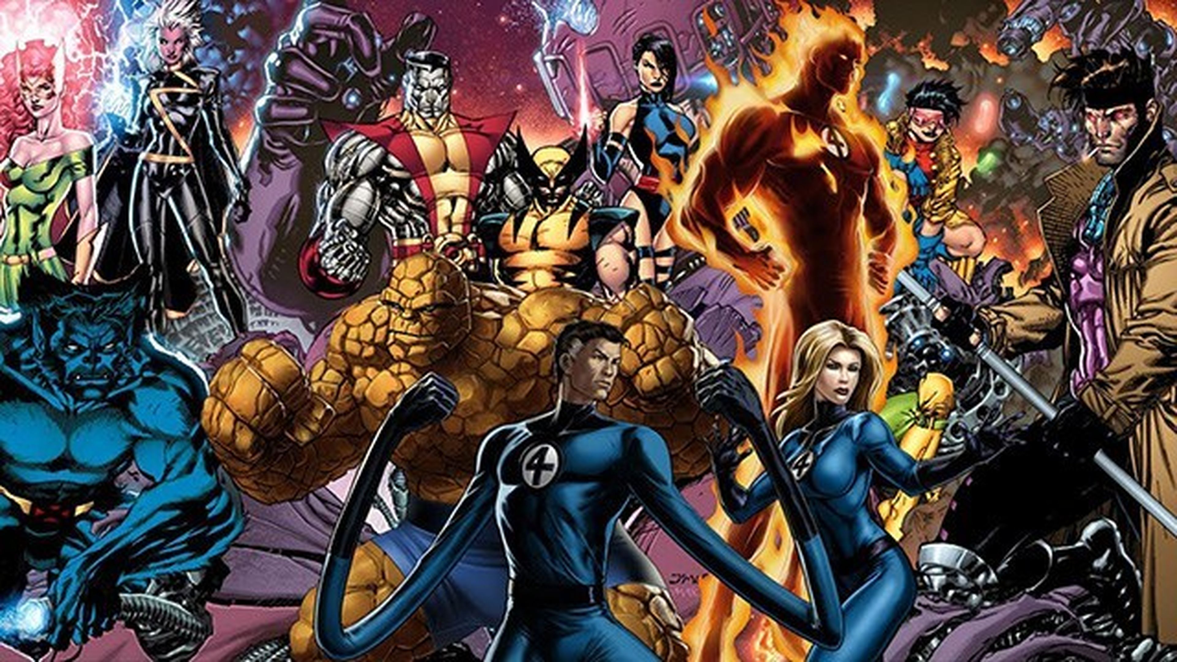 X-Men y los 4 Fantásticos