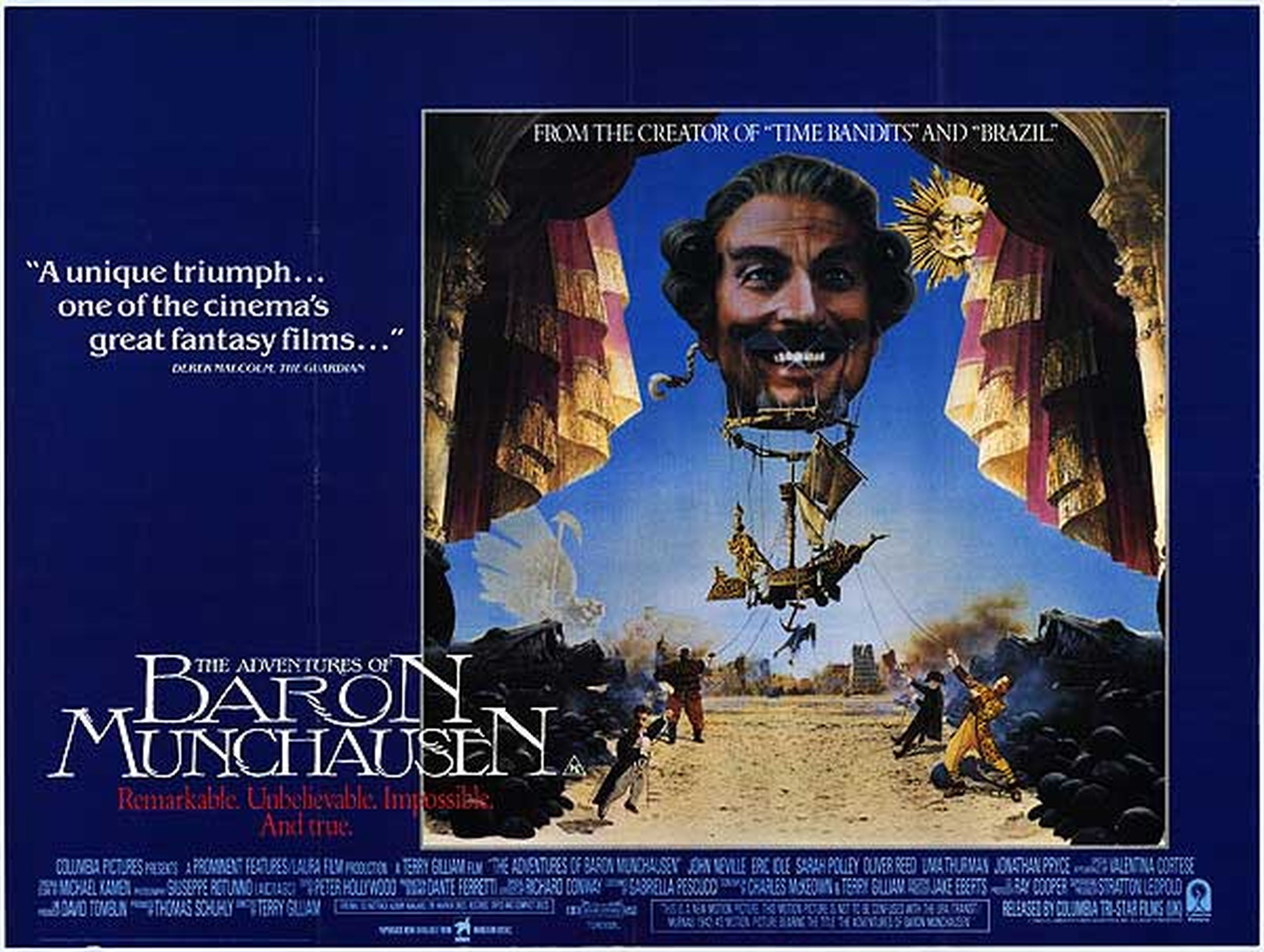 Las aventuras del barón Munchausen (1988)