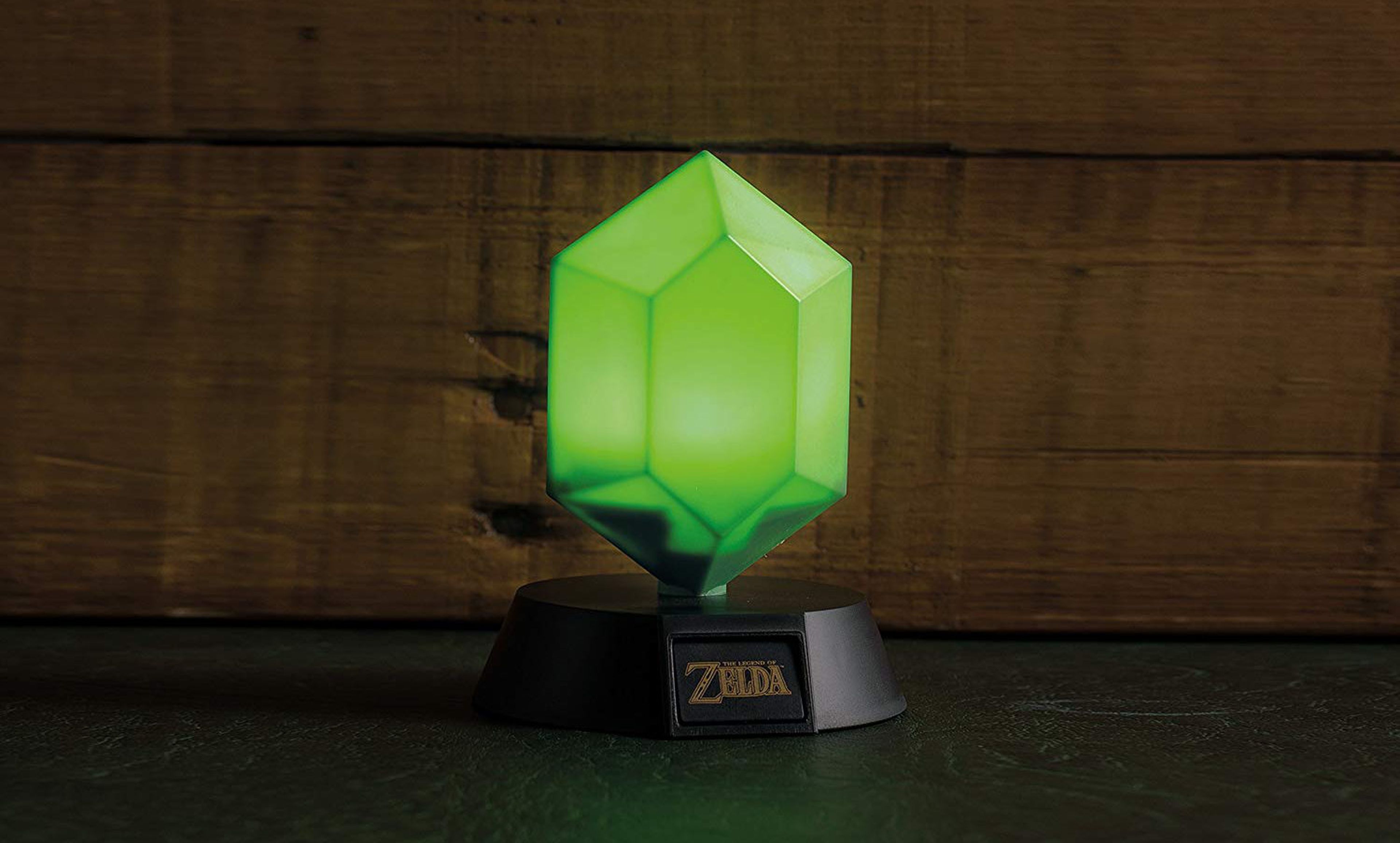 Lámpara de Zelda con forma de rupia