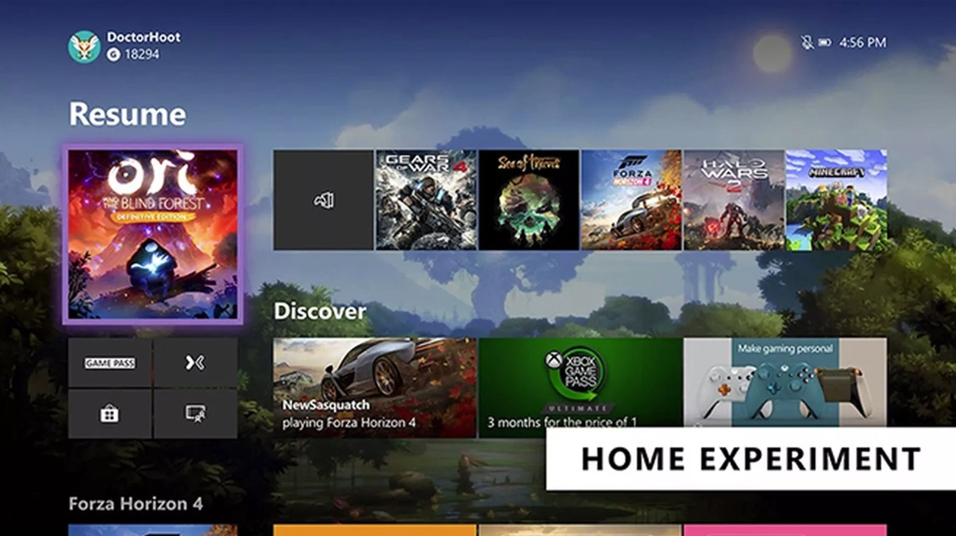 Xbox One nueva interfaz