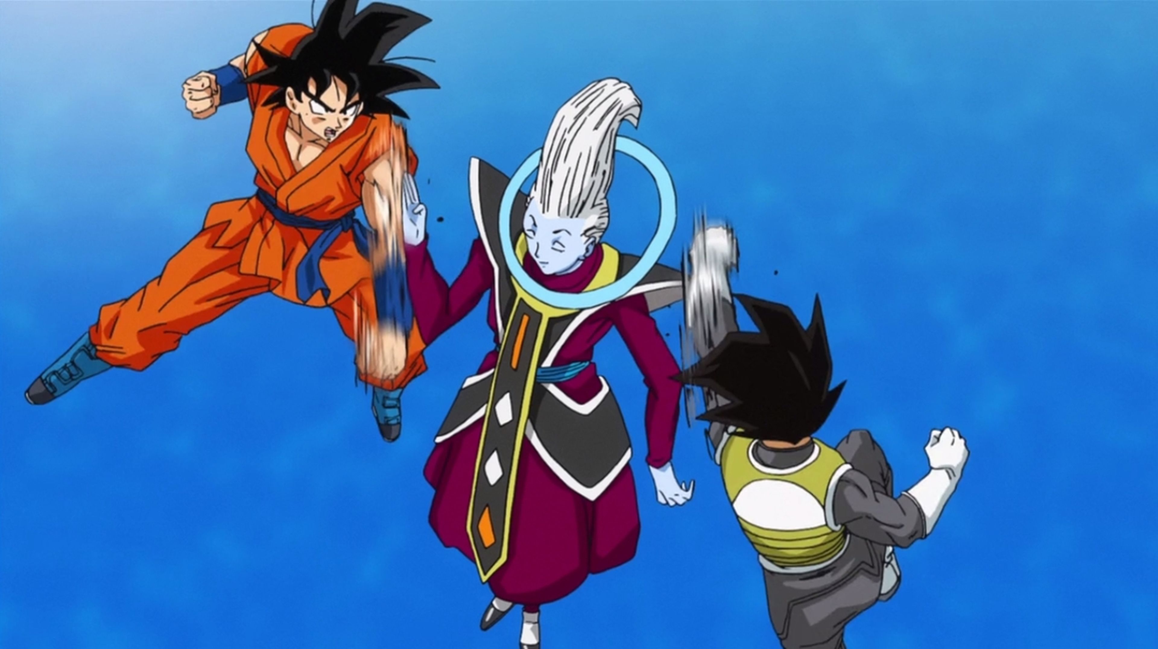 Dragon Ball Super - Goku y Vegeta entrenan con Whis
