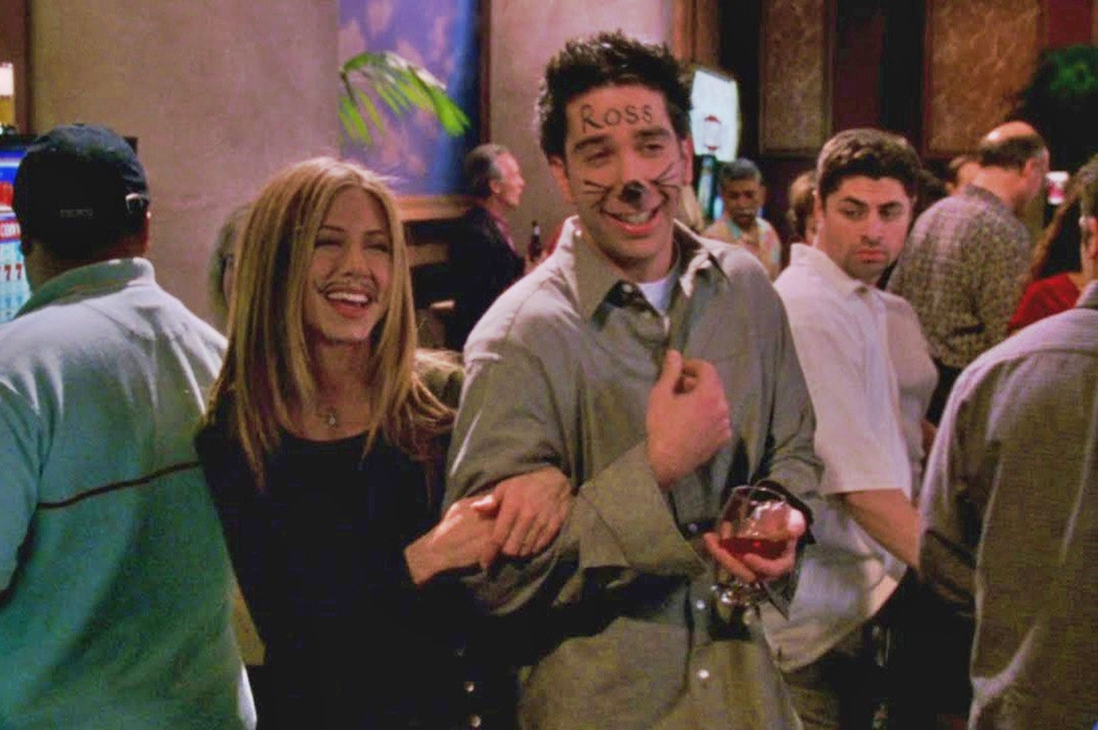 Friends - Rachel y Ross borrachos en Las Vegas