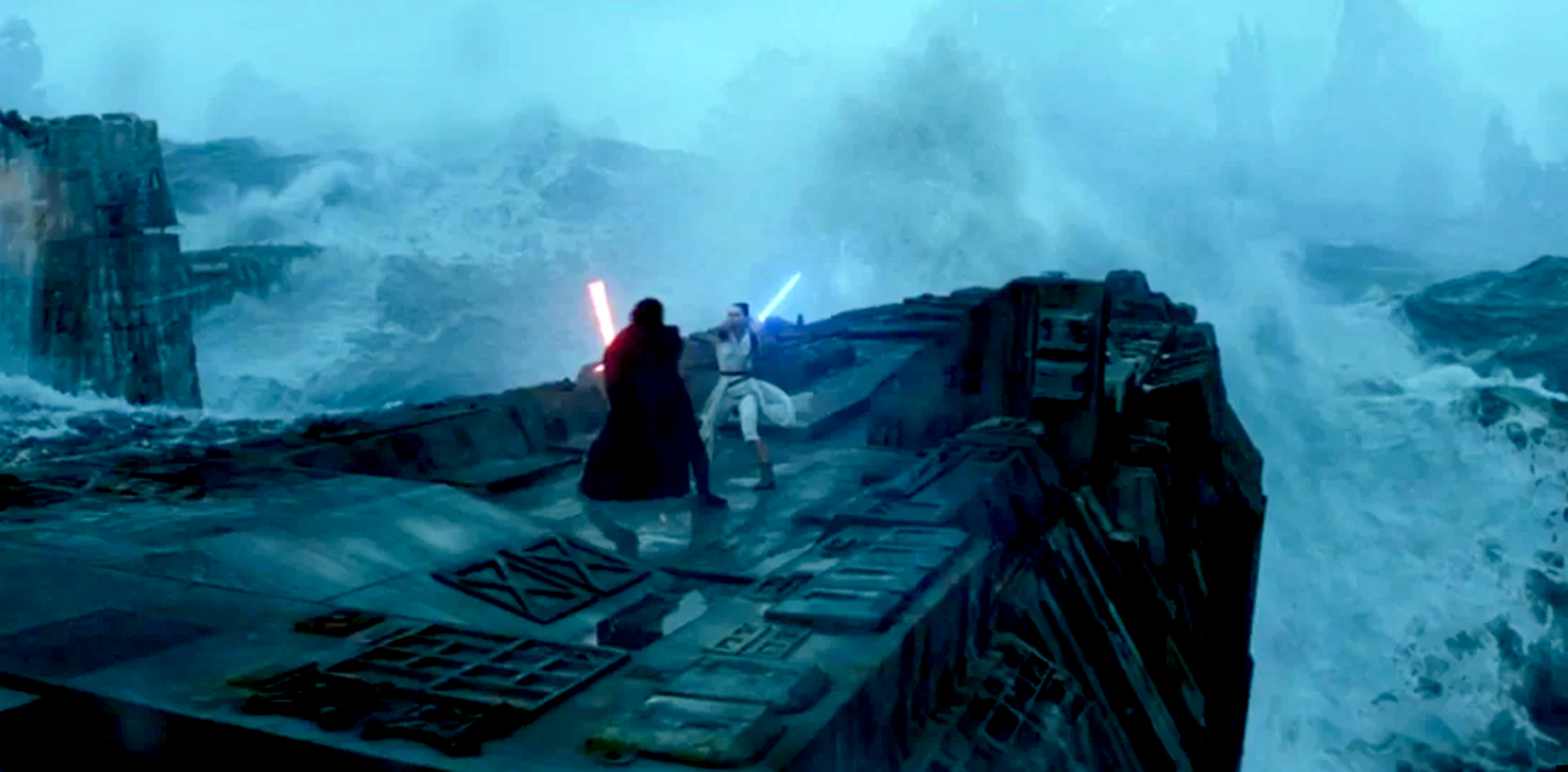 Star Wars El Ascenso de Skywalker - Rey y Kylo Ren