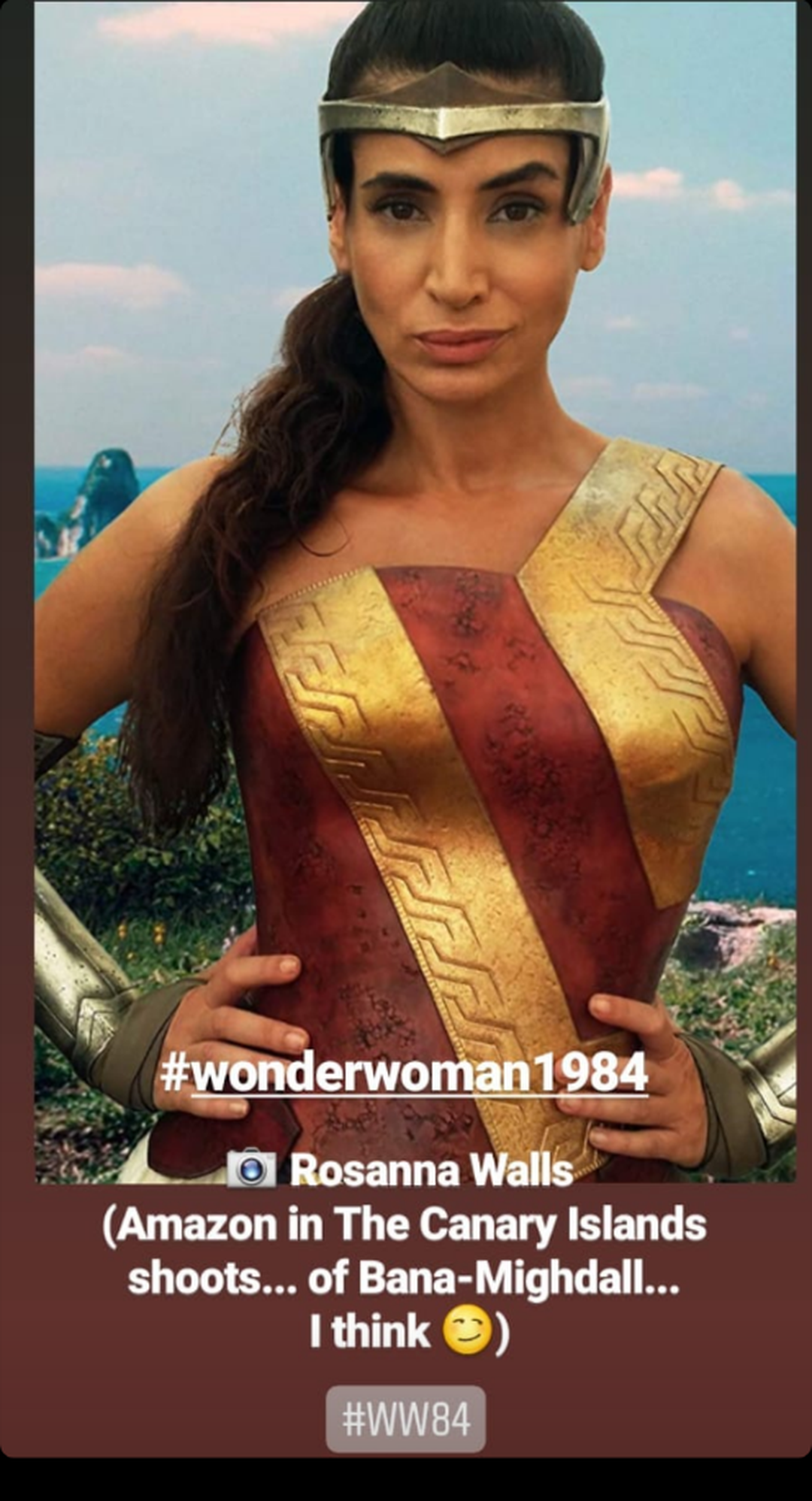 Wonder Woman 1984 Primer Vistazo Al Traje De Las Amazonas