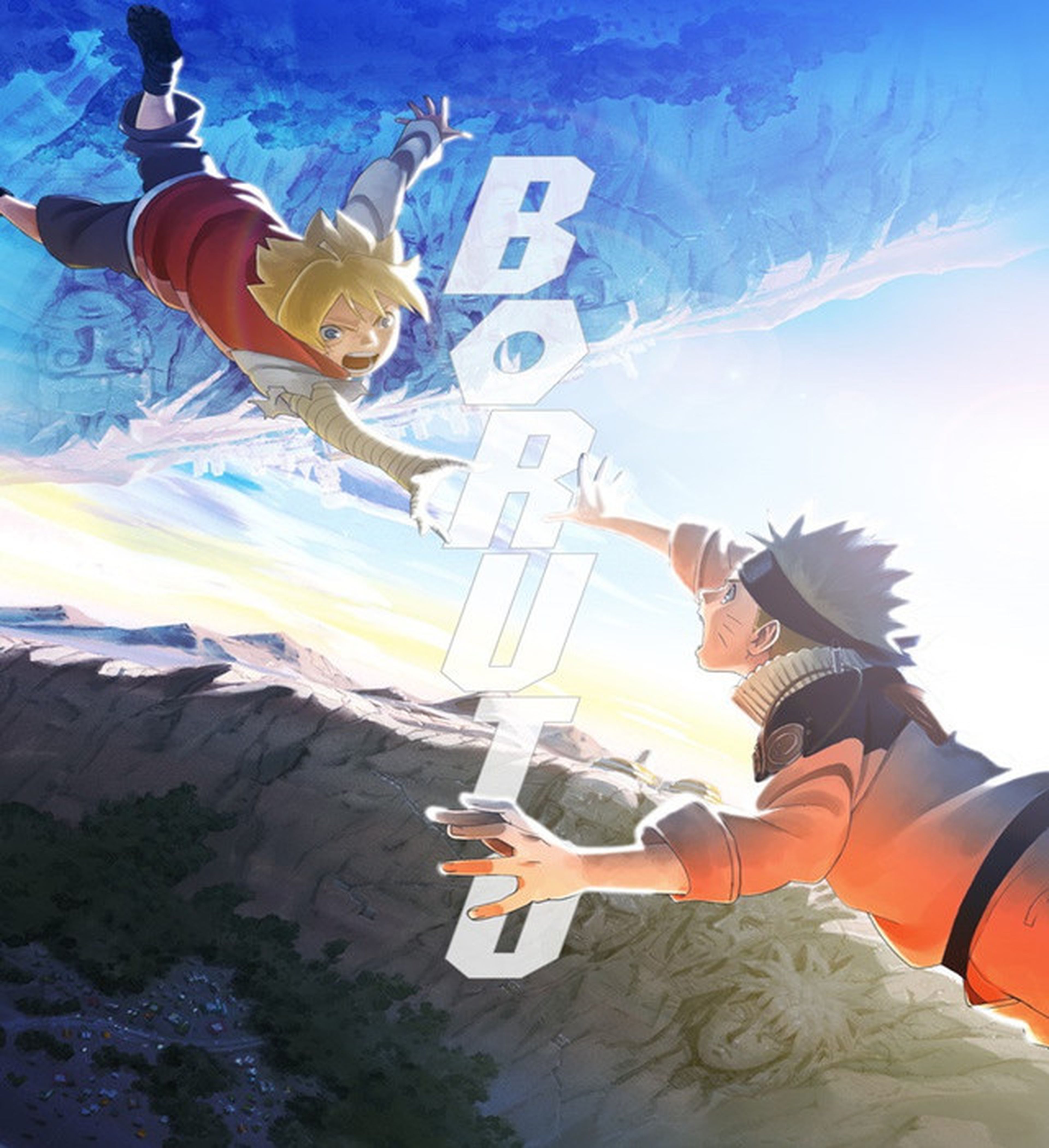 Boruto - Póster arco 20 aniversario de Naruto