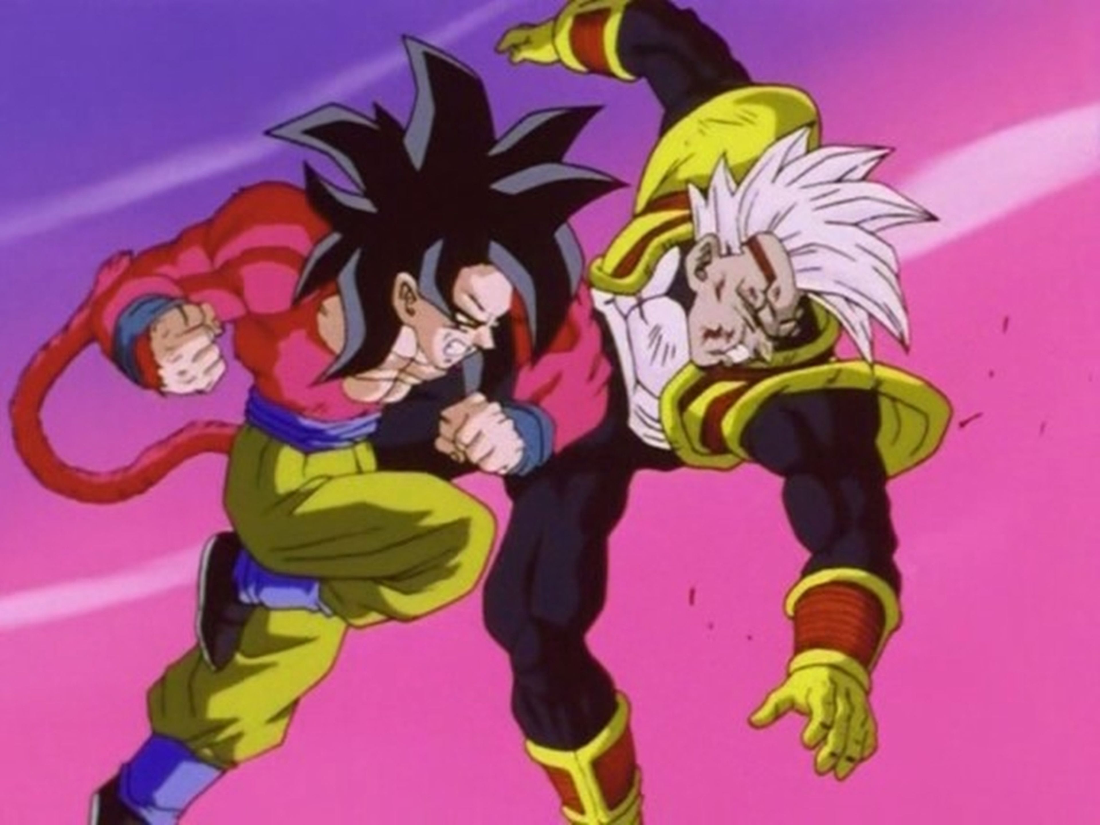 Dragon Ball GT - Goku vs Vegeta Baby