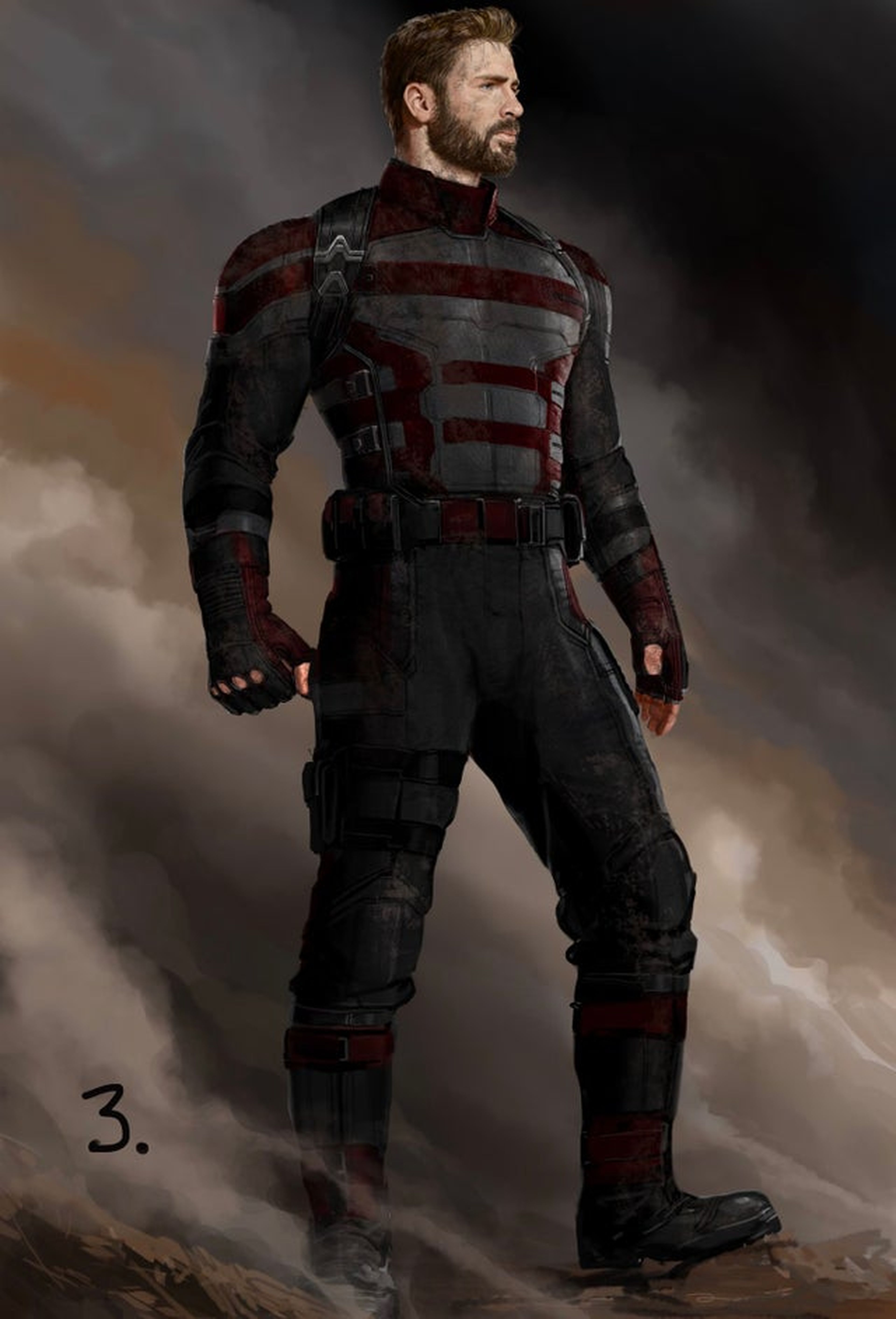 Infinity War - Concept art Capitan America
