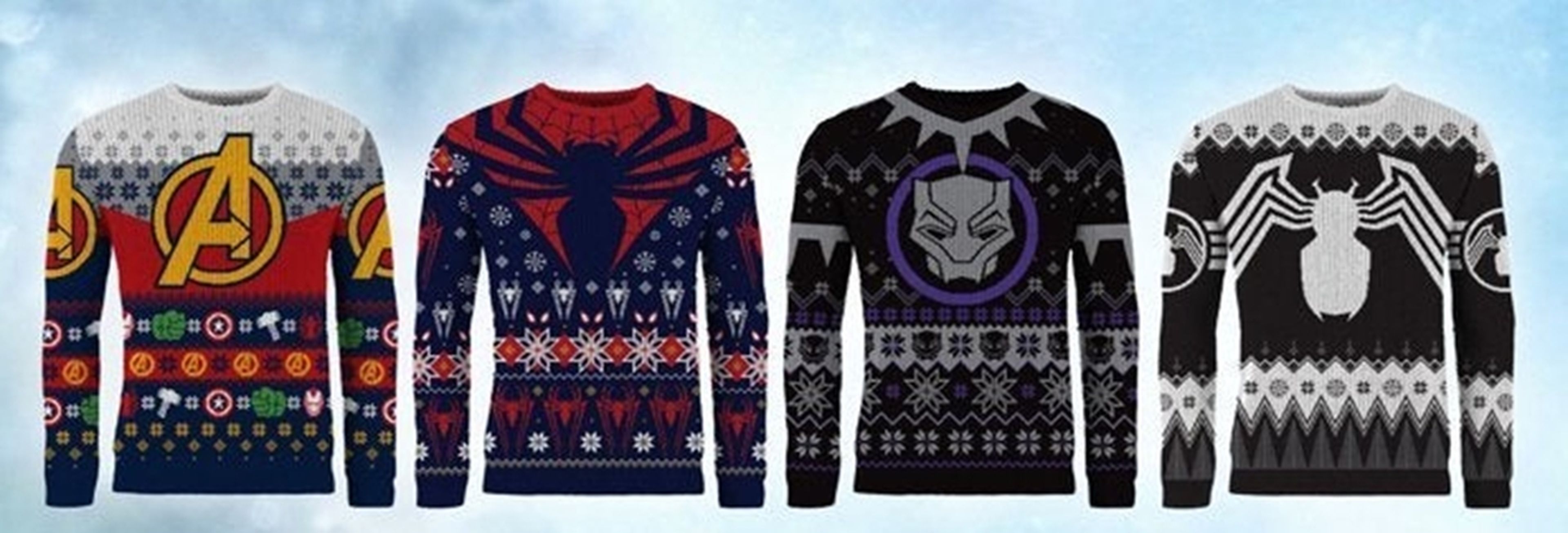 Marvel colección de jerséis "feos" de Navidad