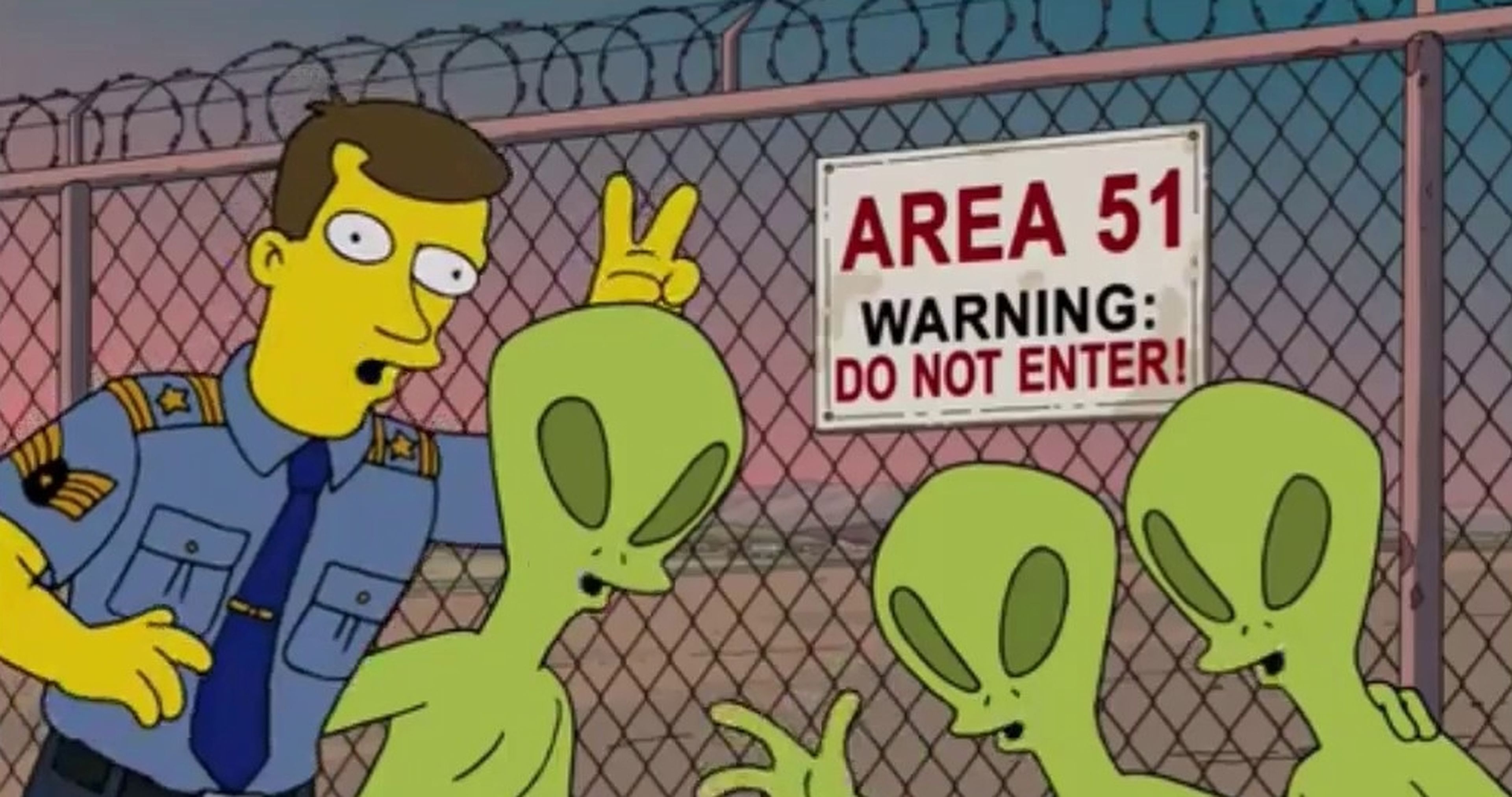 Los Simpson - Área 51