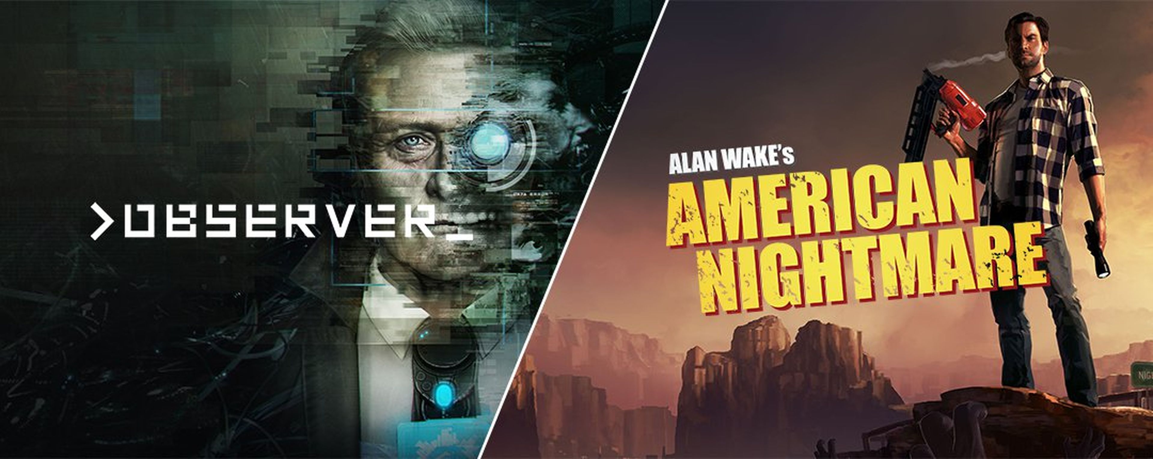 Alan Wake American Nightmare y Observer