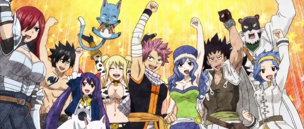 El anime de Fairy Tail celebra su décimo aniversario