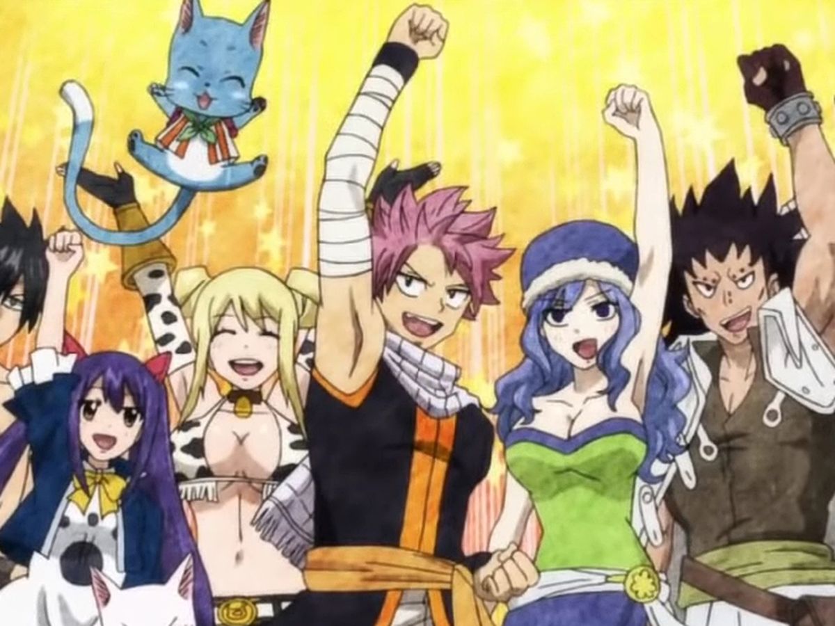 Lista de Animes - Fairy Tail ❤ Género: Ação, Aventura, Fantasia, Magia,  Comédia, Shounen Autor: Hiro Mashima Episódios: 277 OVAs: 6 Filmes: 1  Lançamento: 12 de outubro, 2009 Sinopse: A história de