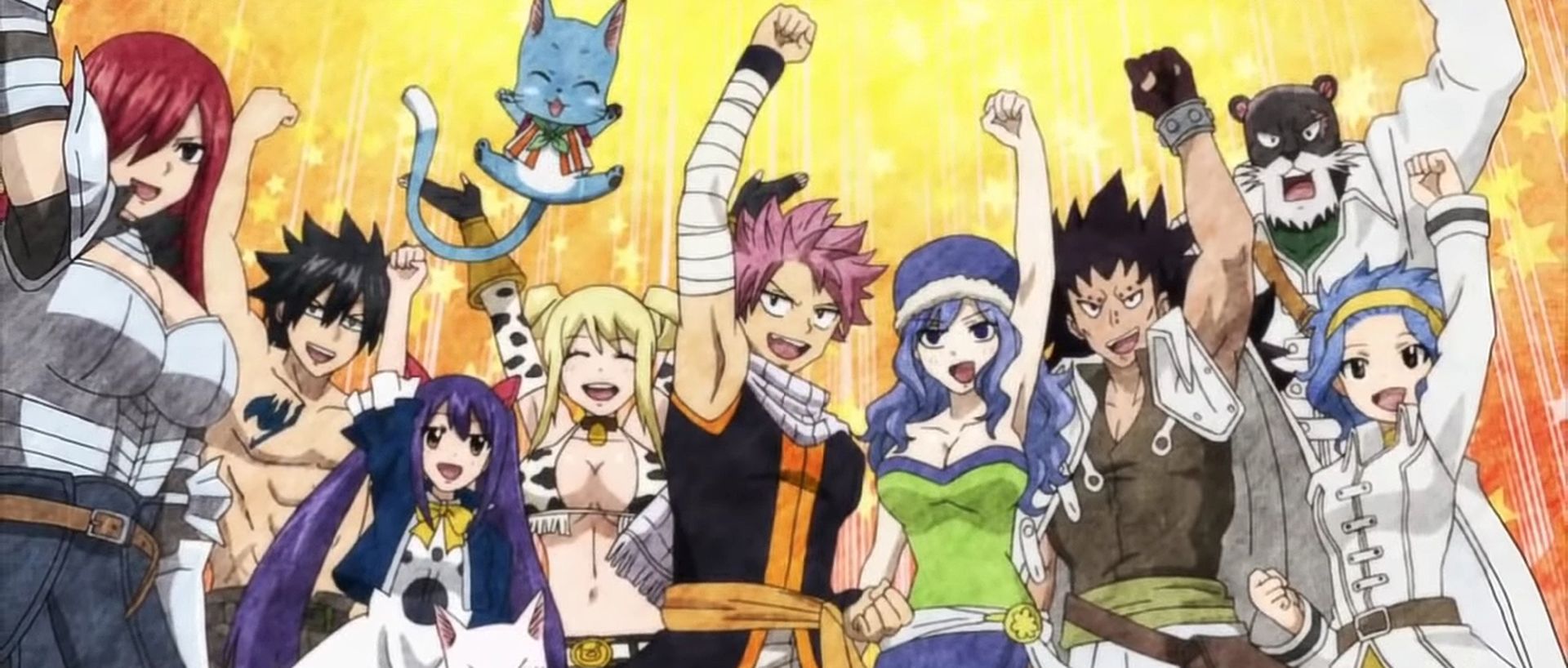 El anime de Fairy Tail celebra su décimo aniversario