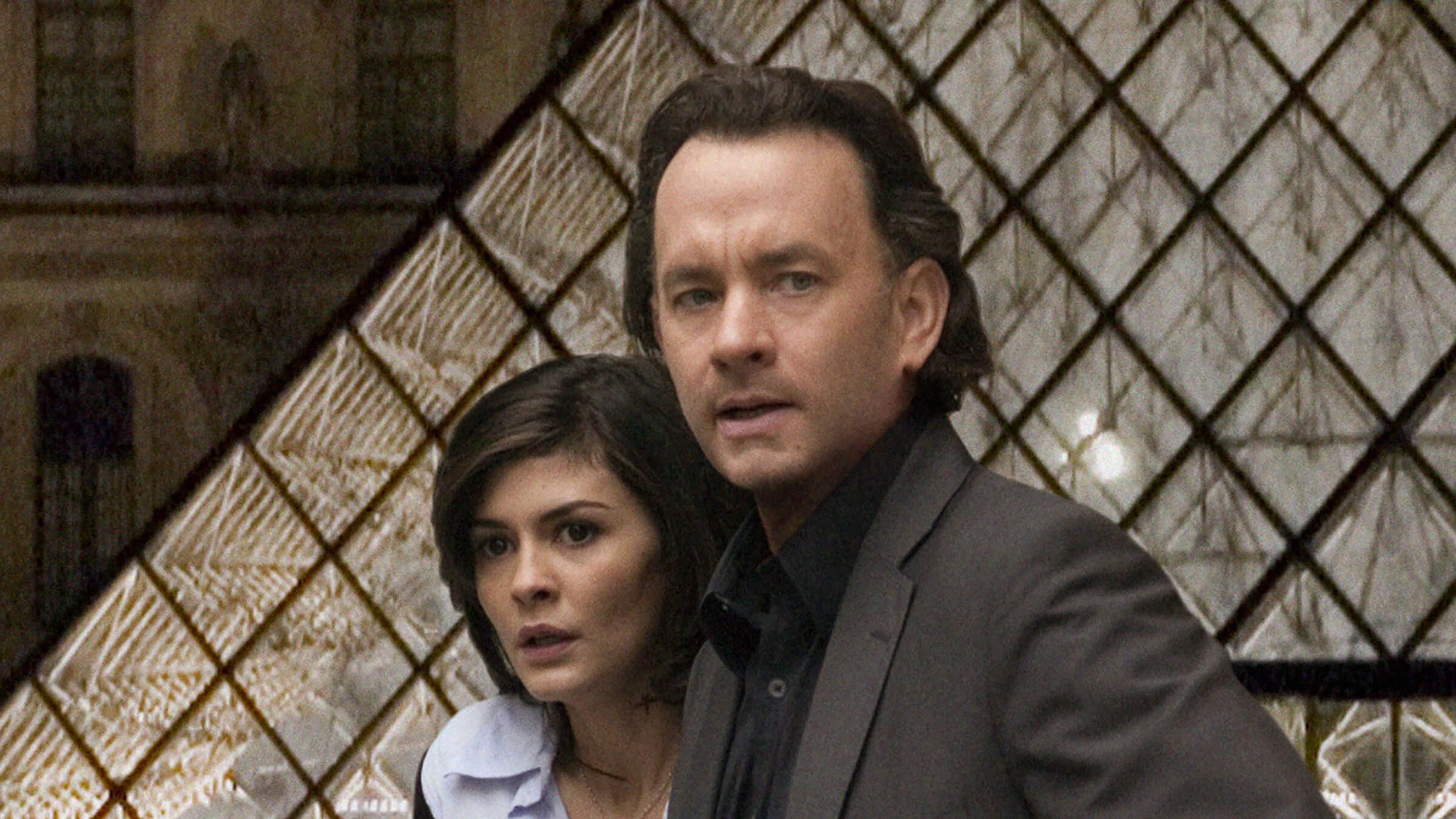 Audrey Tautou y Tom Hanks en El código Da Vinci (2006) 