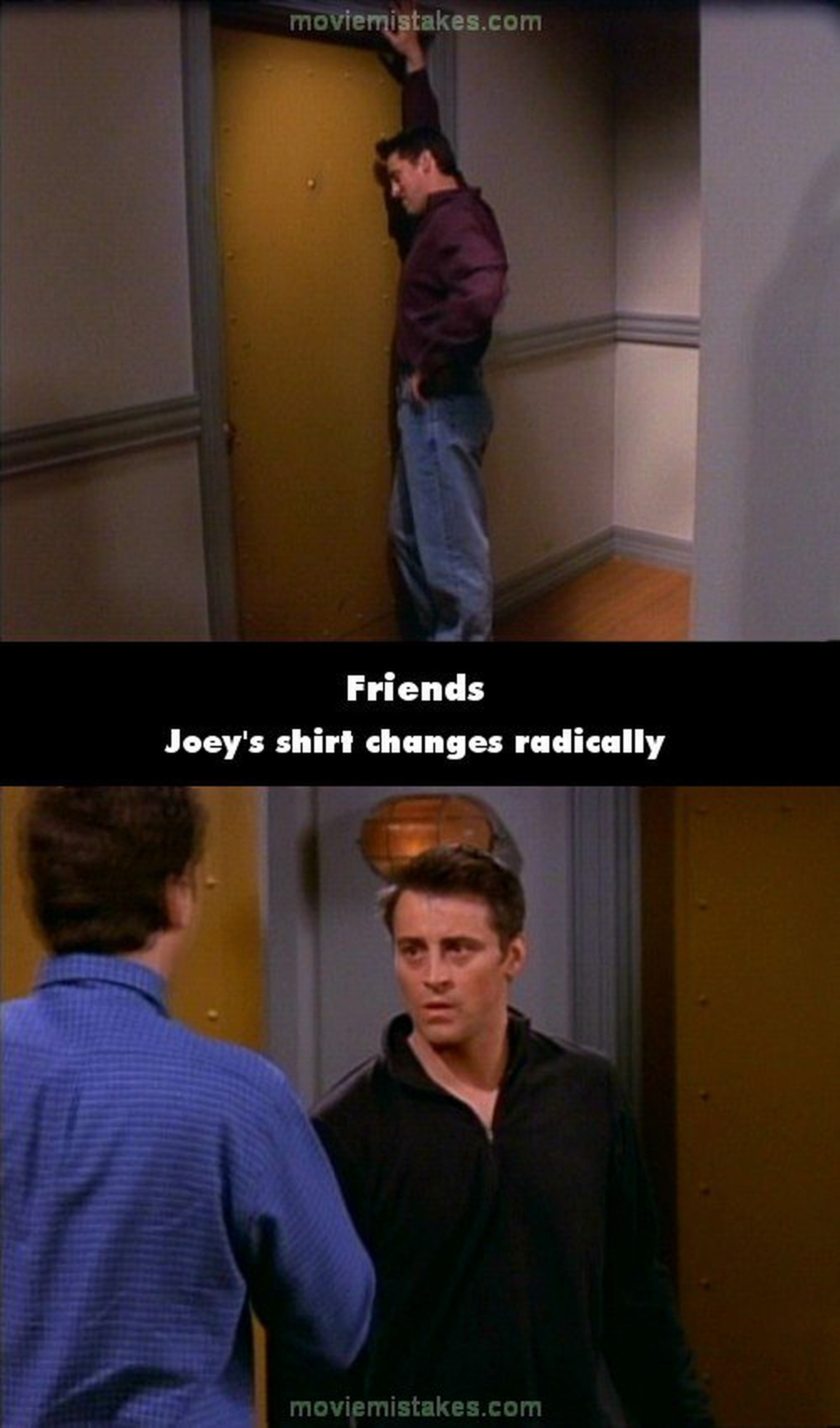 Errores Friends - Camisa de Joey