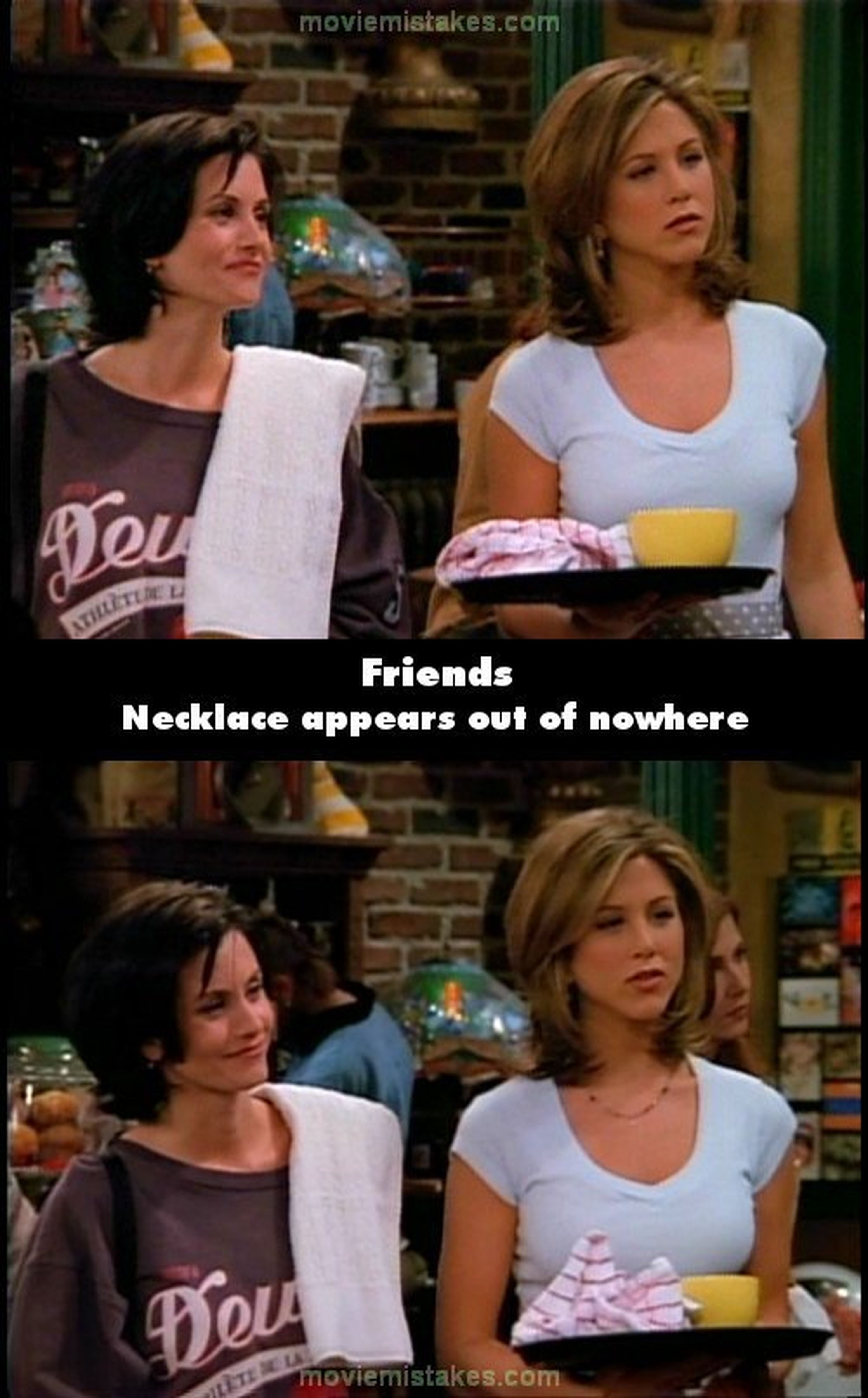 Errores Friends - El collar de Rachel