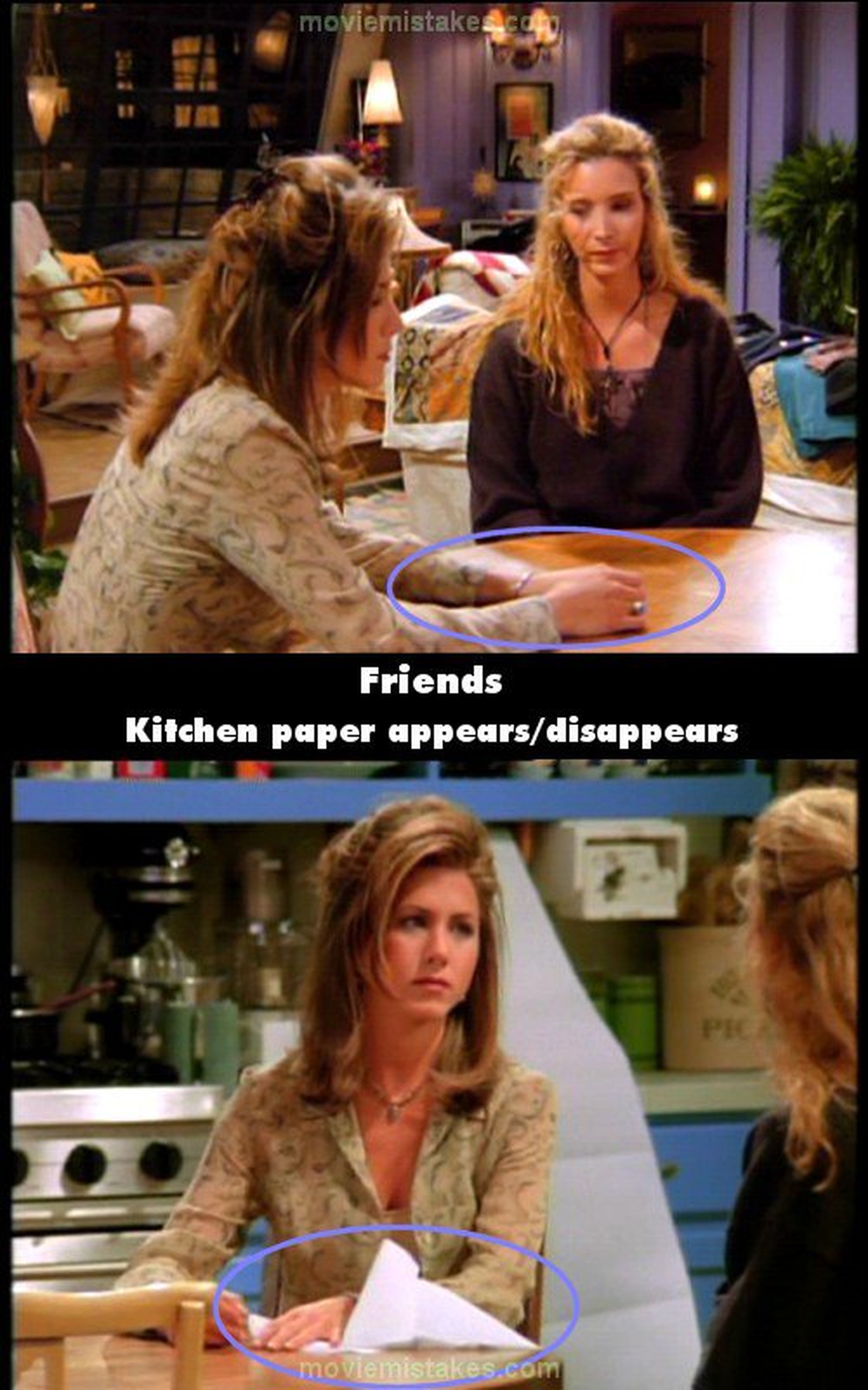 Errores Friends - Papel de cocina