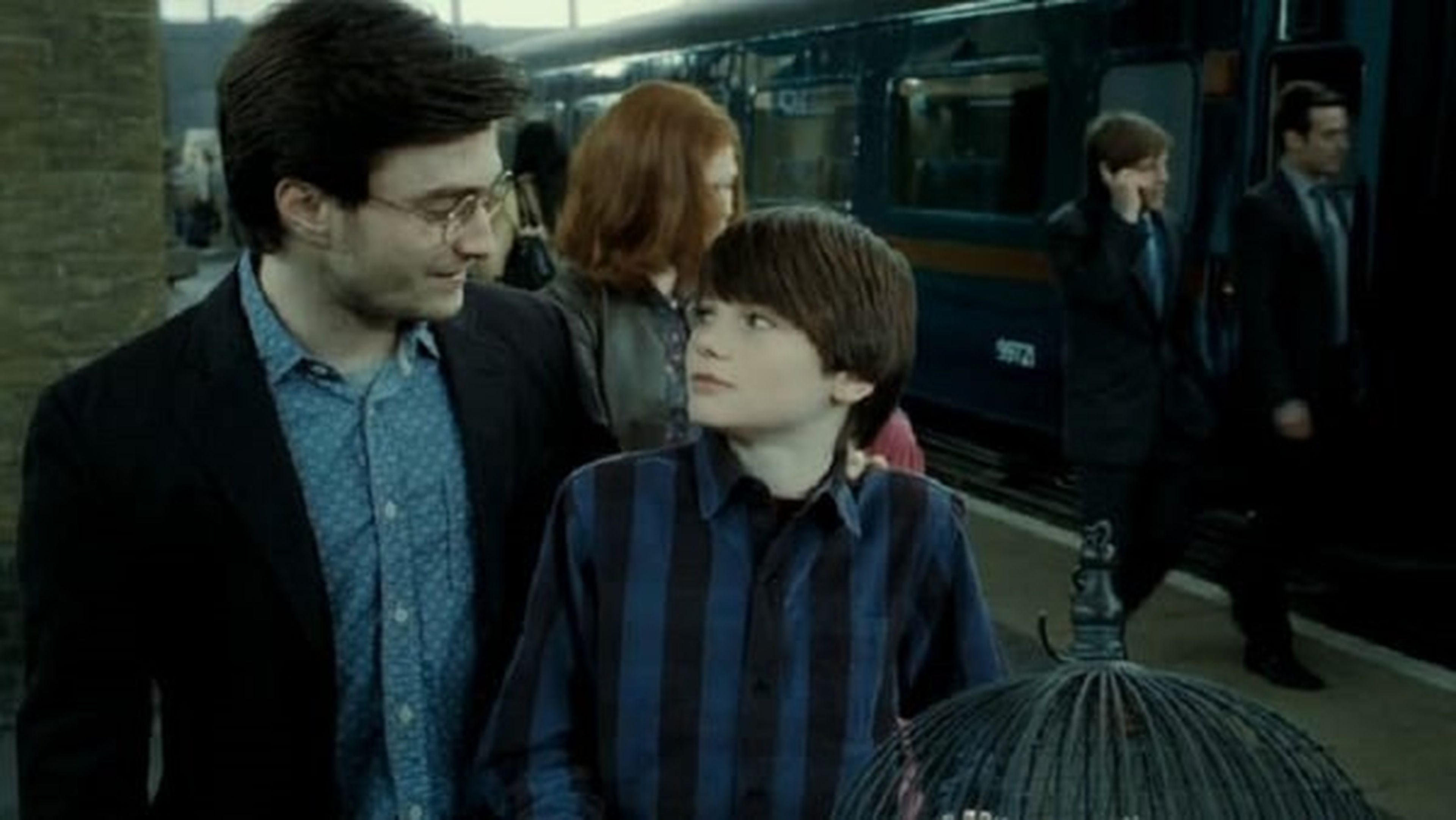 Harry Potter y su hijo Albus Severus