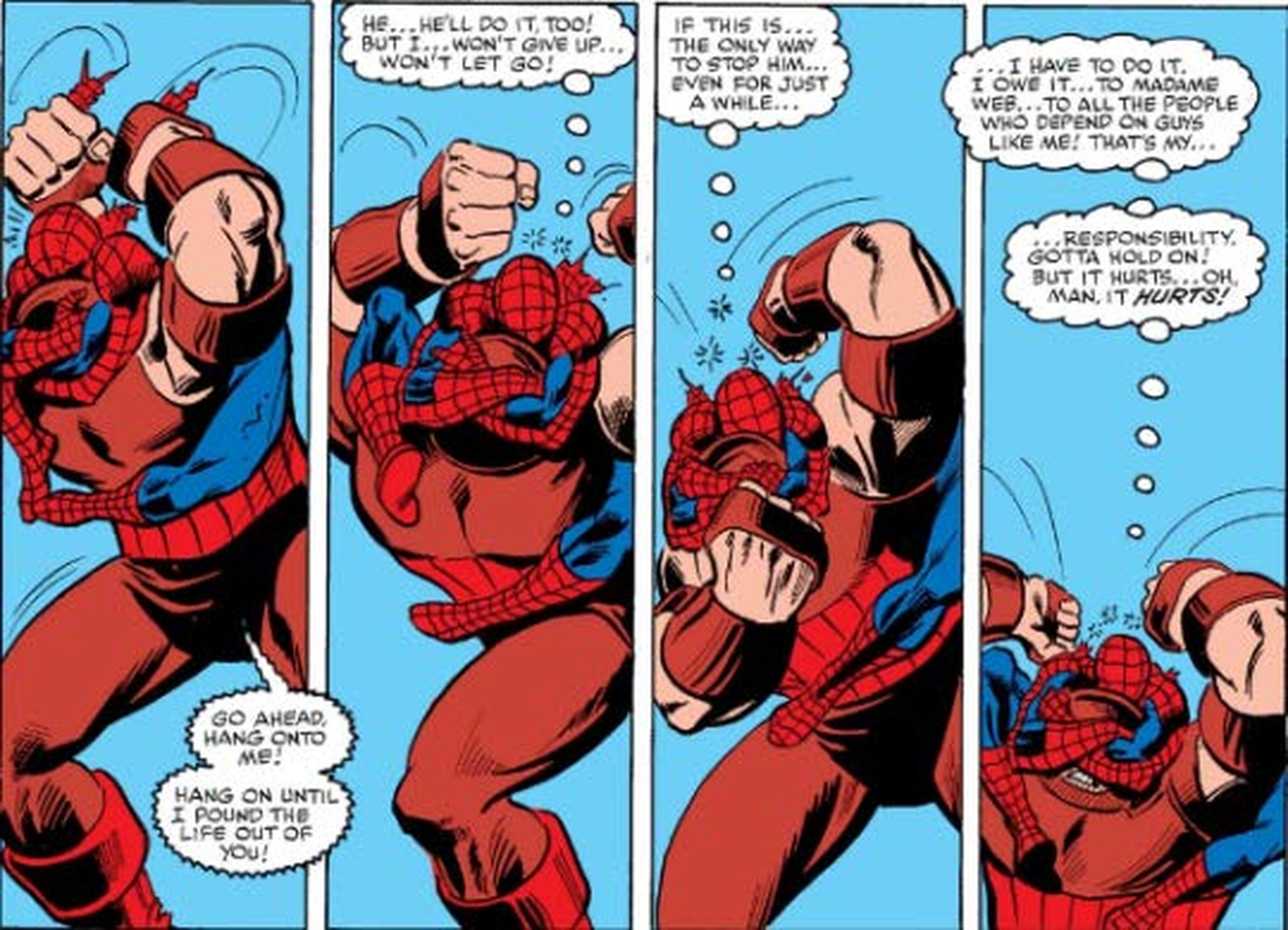 Spiderman vs Juggernaut