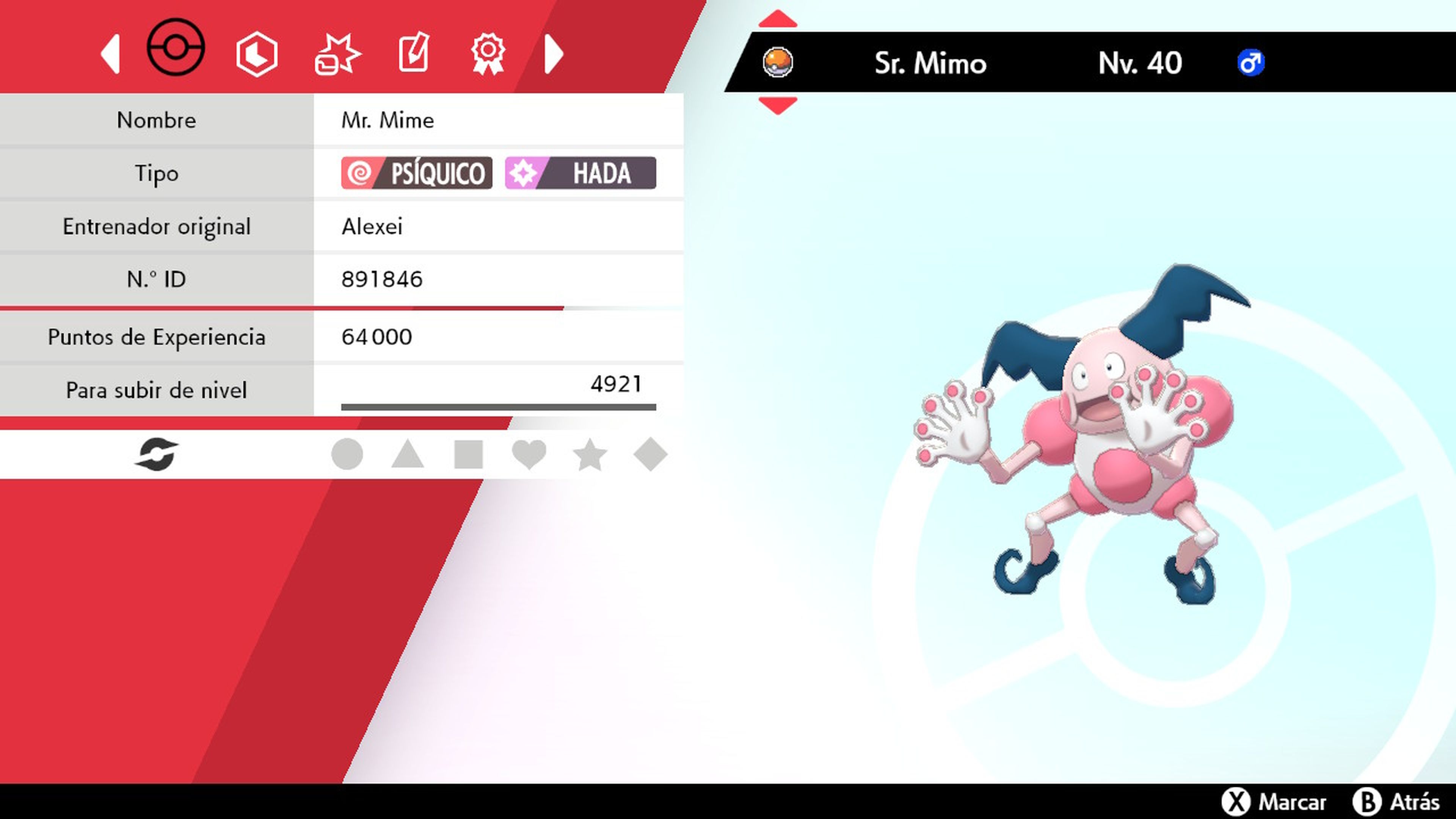 Mr. Mime en Pokémon Espada y Escudo