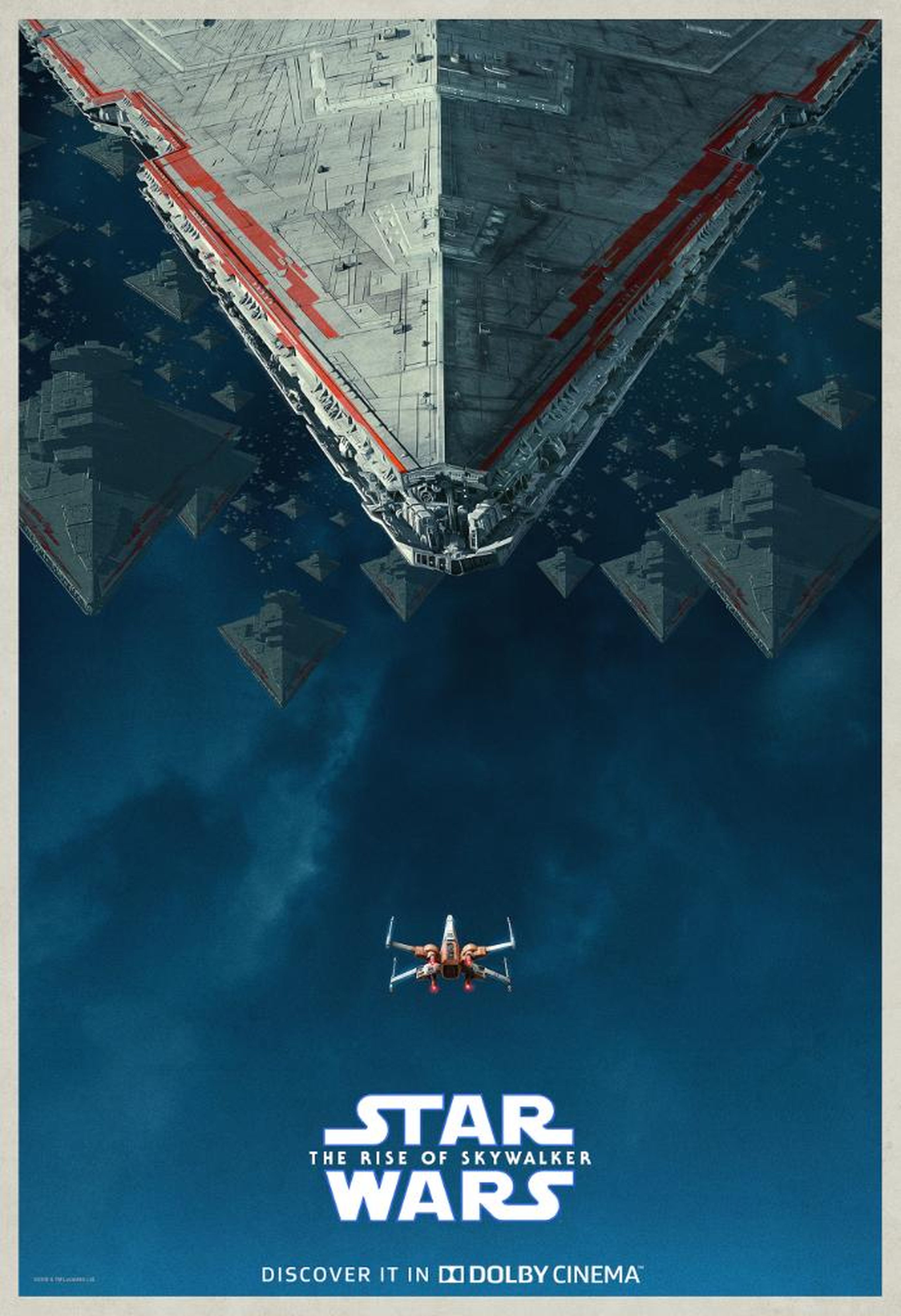 Póster de Star WArs episodio IX: El ascenso de Skywalker para Dolby Cinema