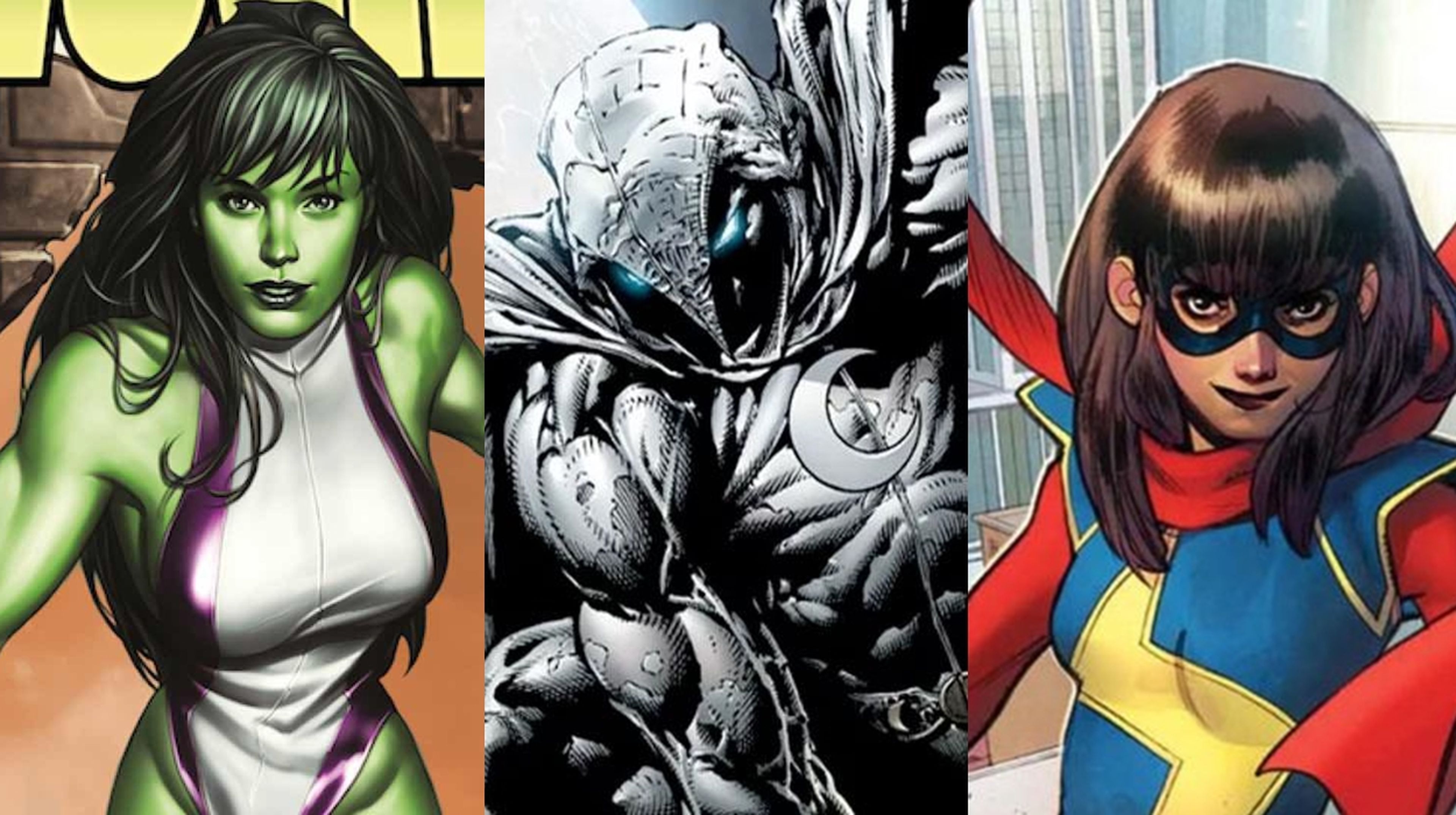 Las series She-Hulk, Moon Knight y Ms. Marvel también tendrán películas en el UCM