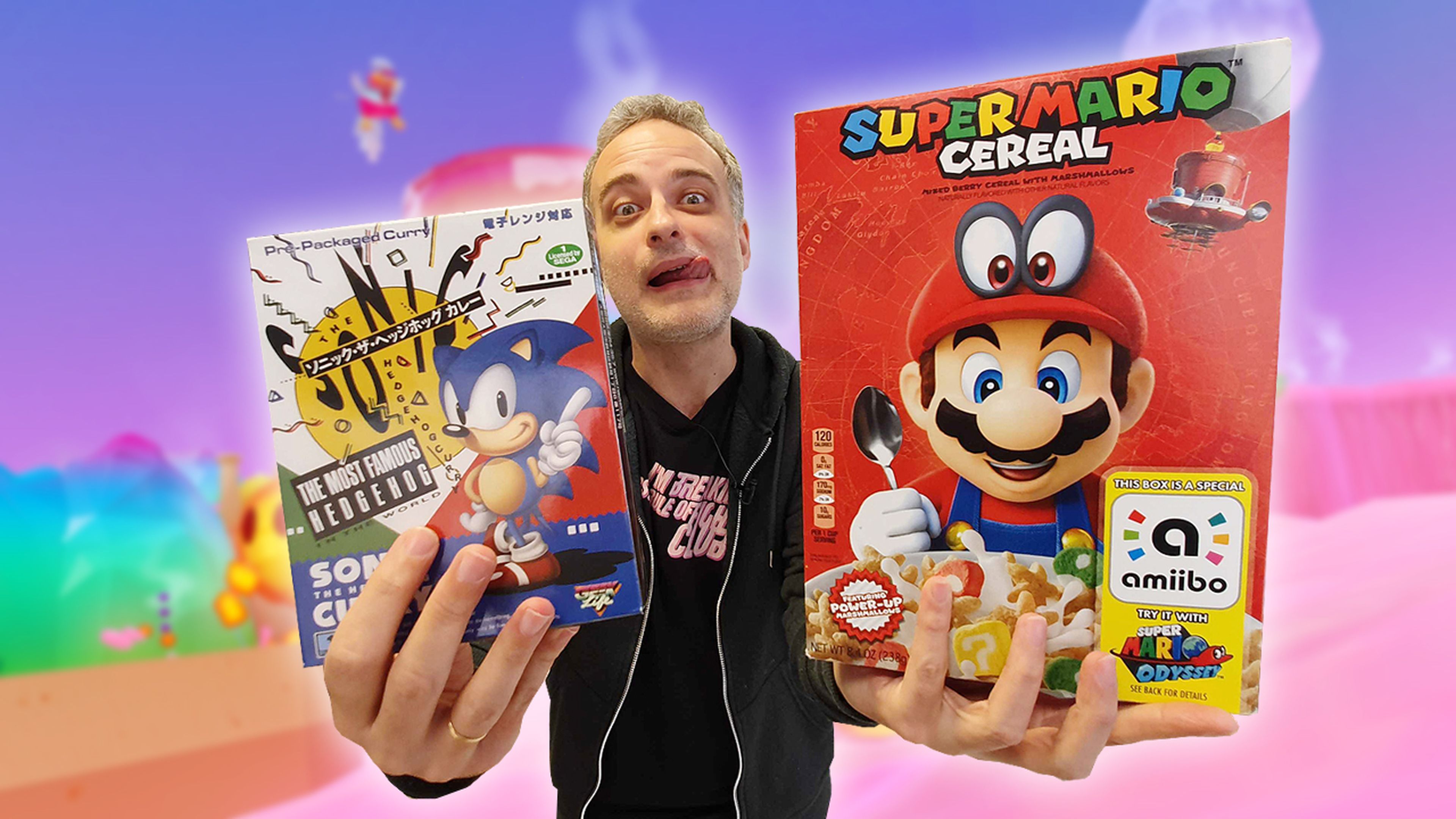 Los cereales de Mario y el curry de Sonic