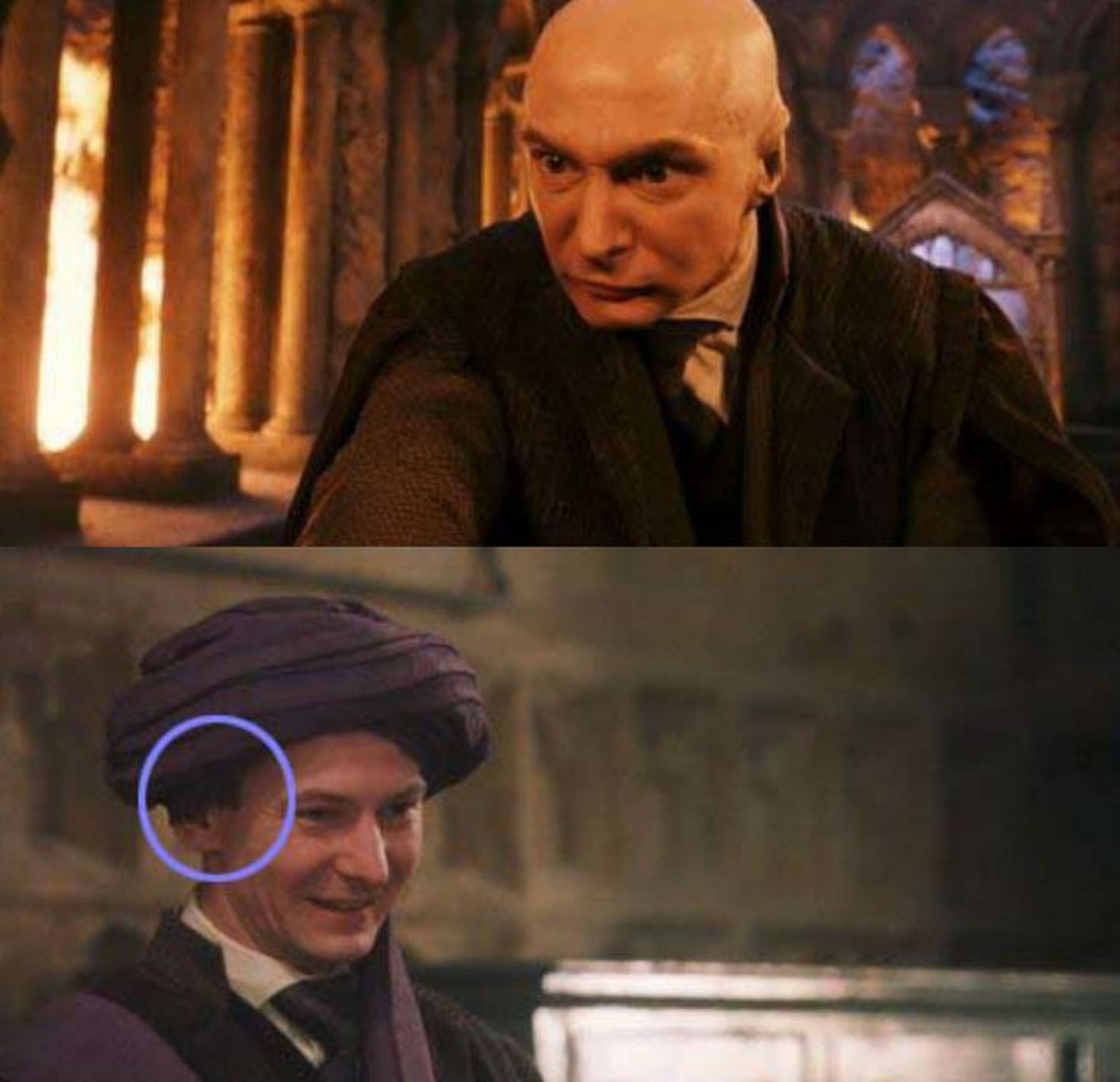 Harry Potter y el pelo mágico del profesor Quirrell
